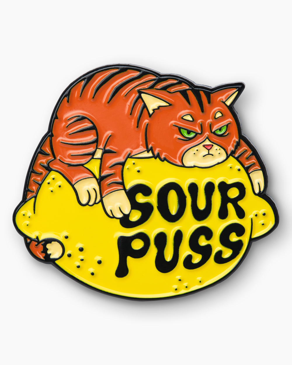 Sour Puss Enamel Pin | Threadheads Exclusive