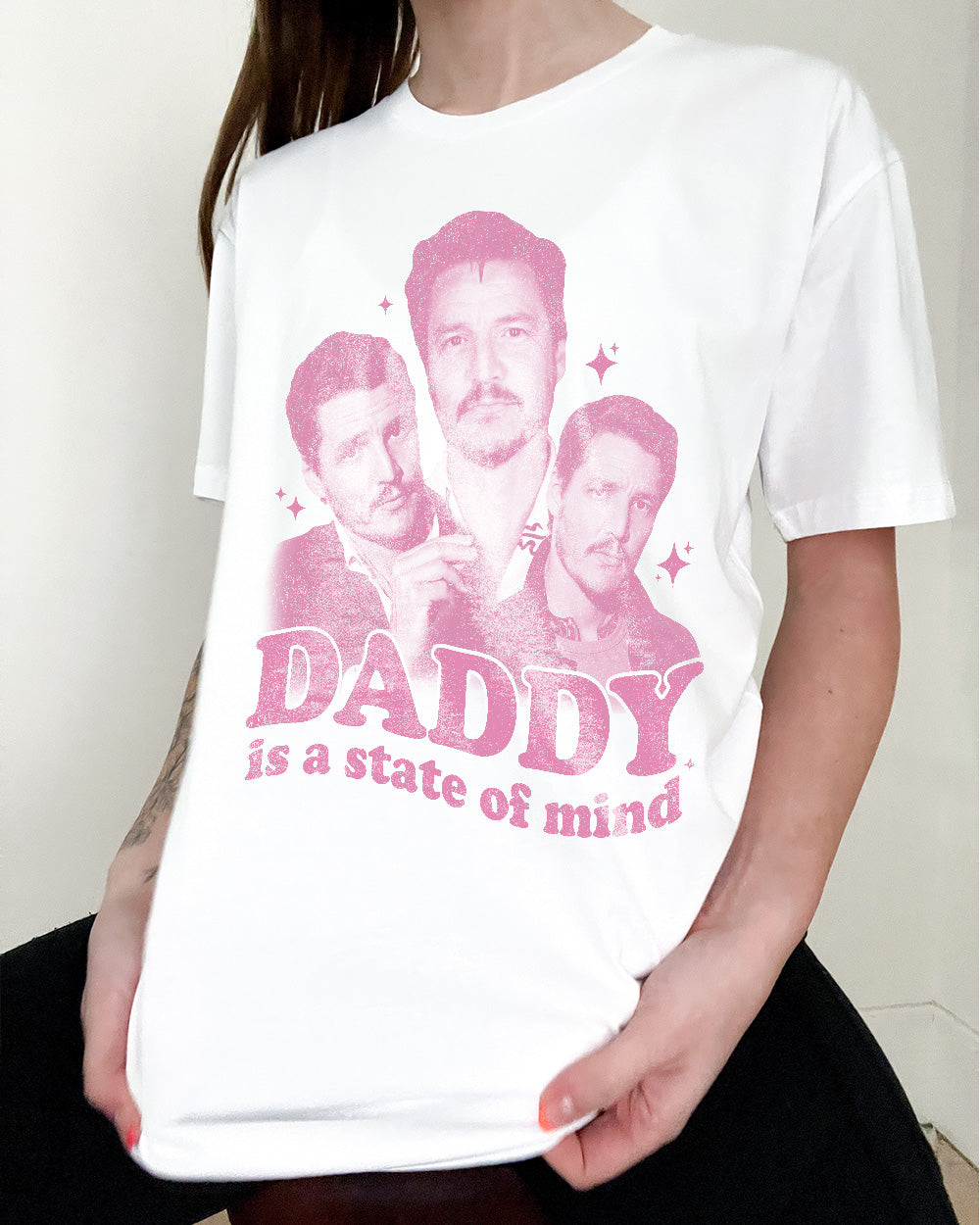Daddy Is a State of Mind T-Shirt Australia Online #colour_white