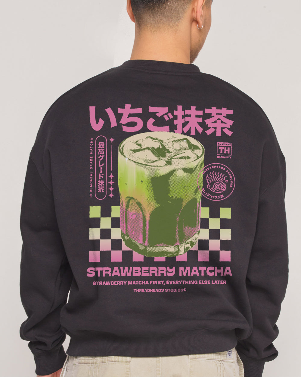 Strawberry Matcha Sweatshirt Threadheads Australia Online