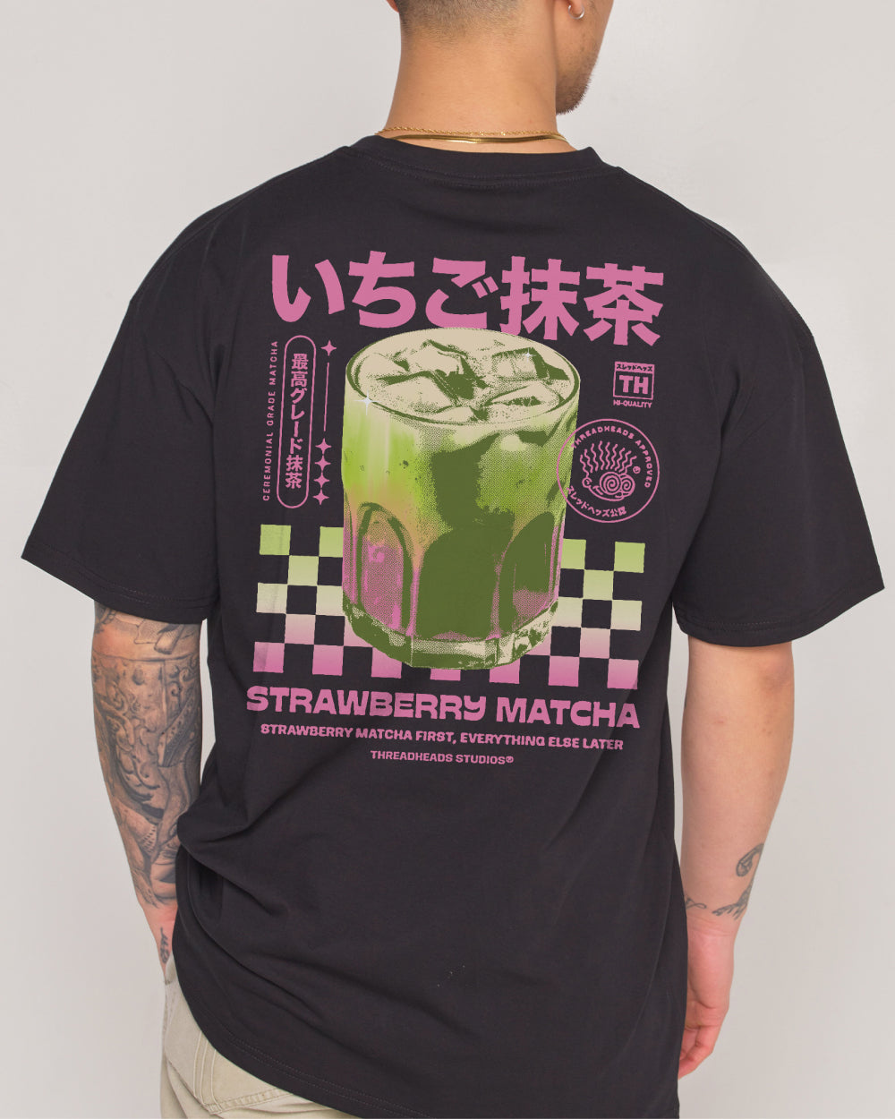 Strawberry Matcha T-Shirt | Graphic T-Shirt