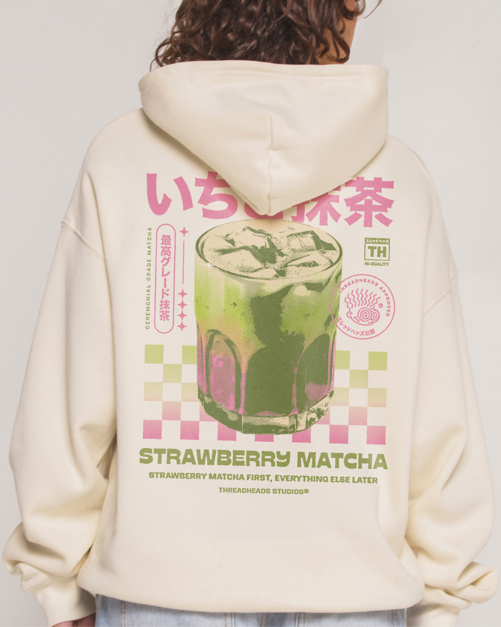 Strawberry Matcha Hoodie Threadheads Australia Online