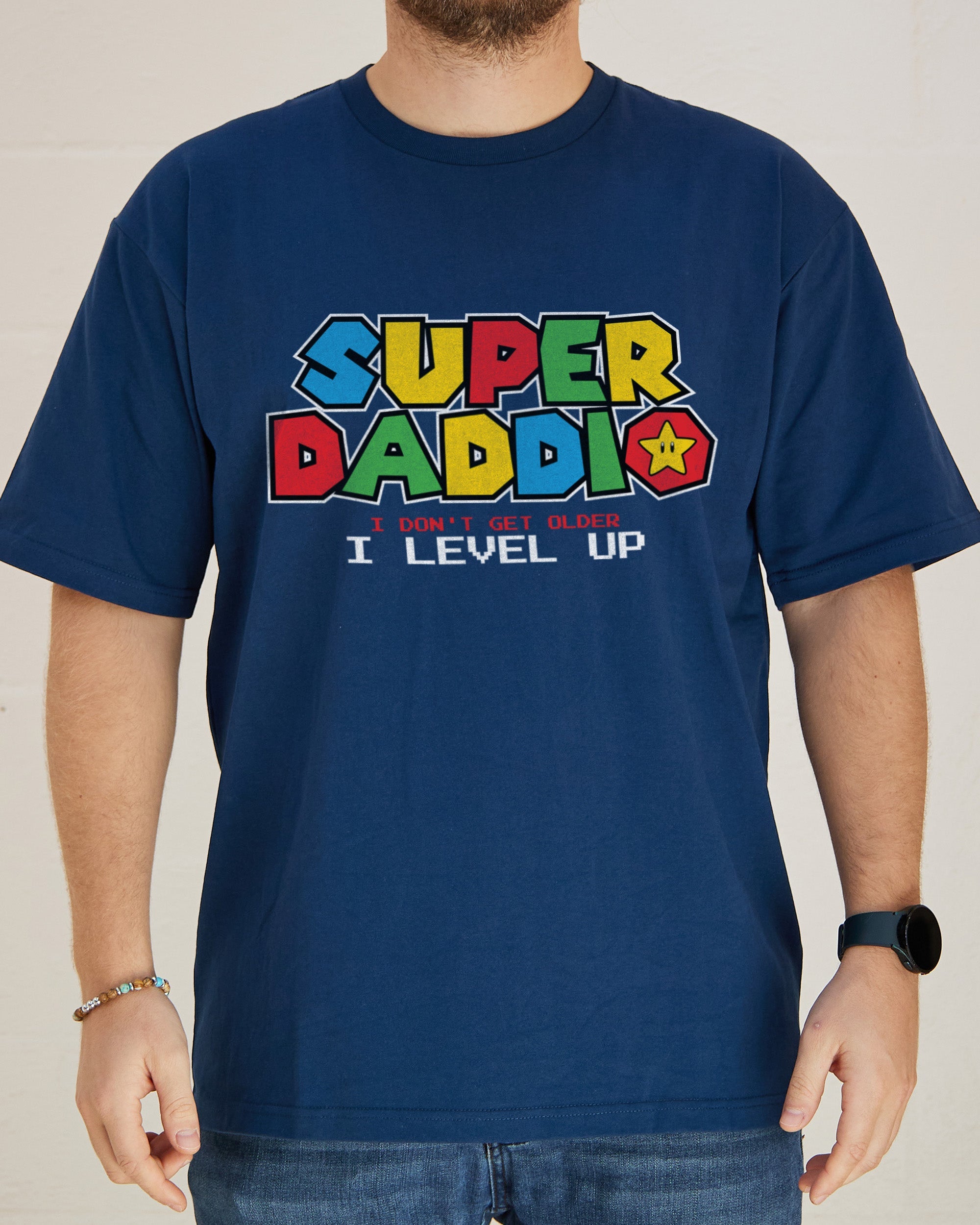 Super Daddio T-Shirt Australia Online #colour_navy