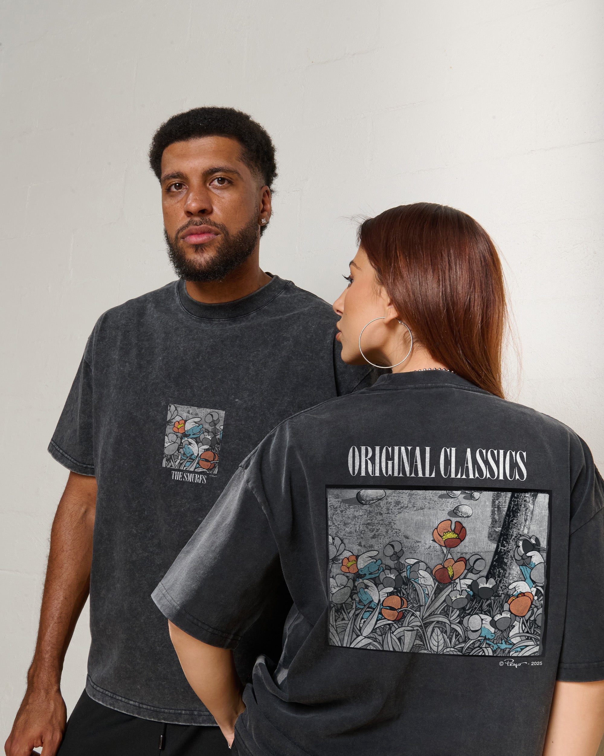 Smurfs Original Classic Wash Tee Offical Smurfs x Threadheads Online
