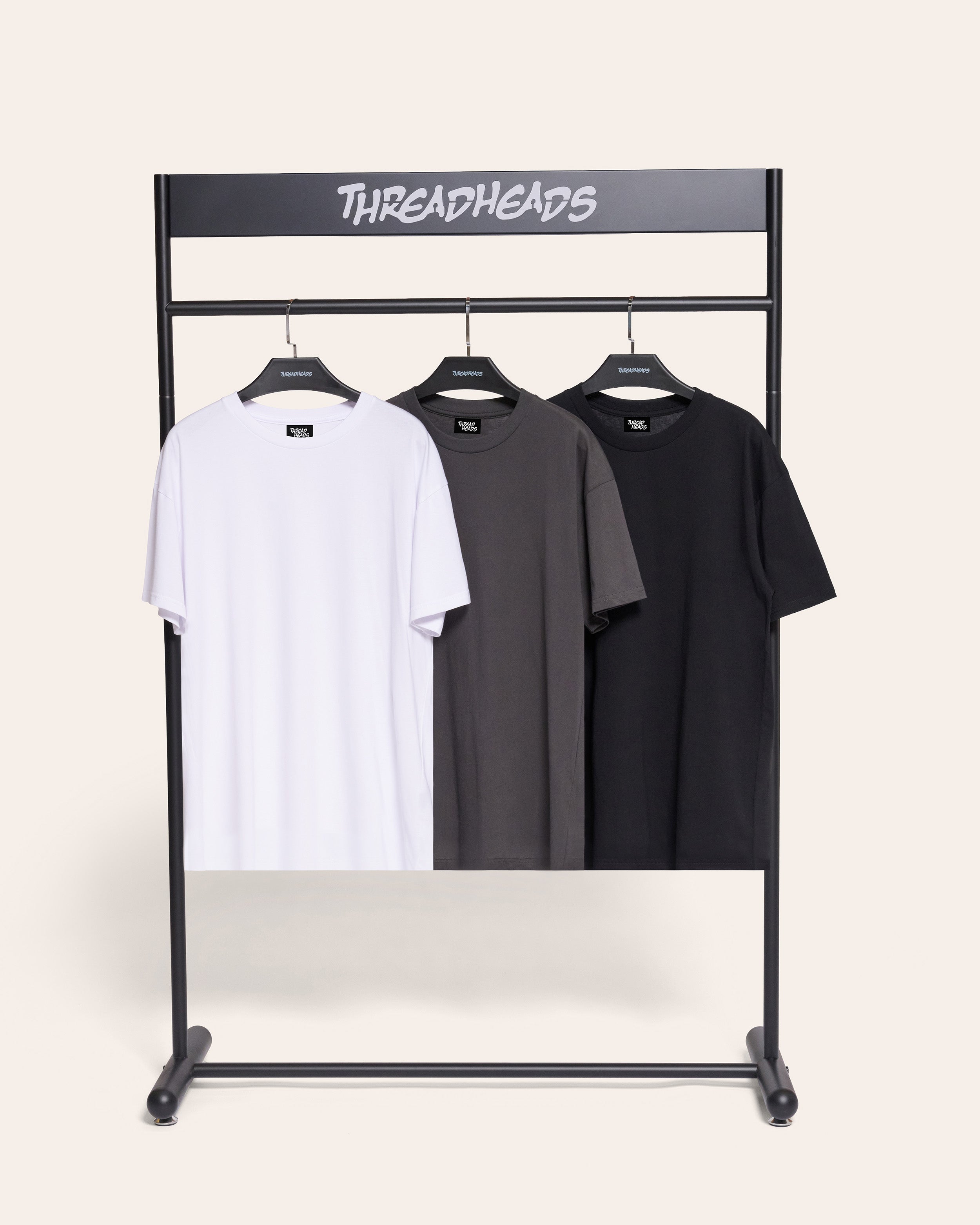 Classic Tee 3-Pack: Black, Charcoal, White
