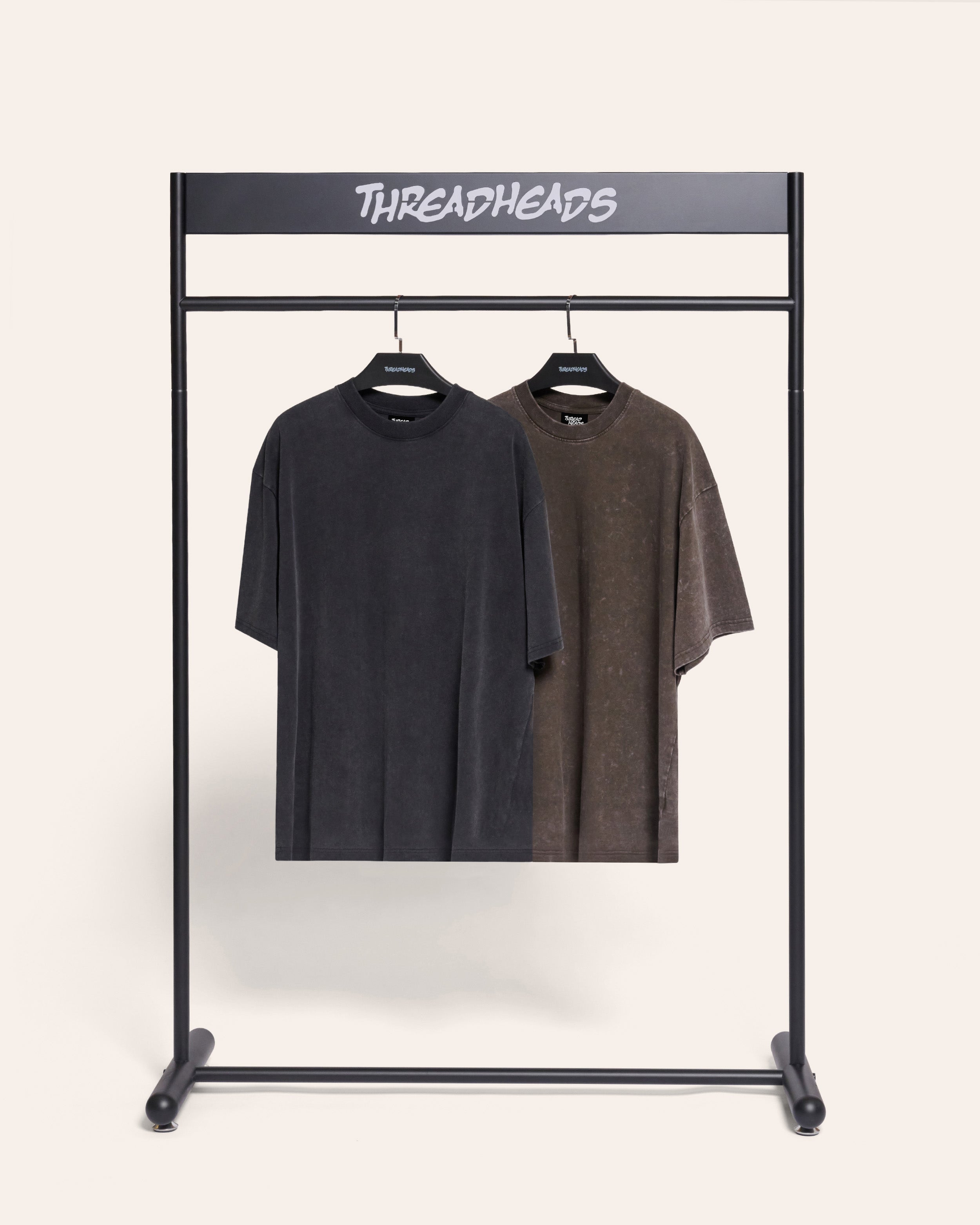 Wash Tee 2 Pack: Black Stone, Grey Stone | Threadheads USA