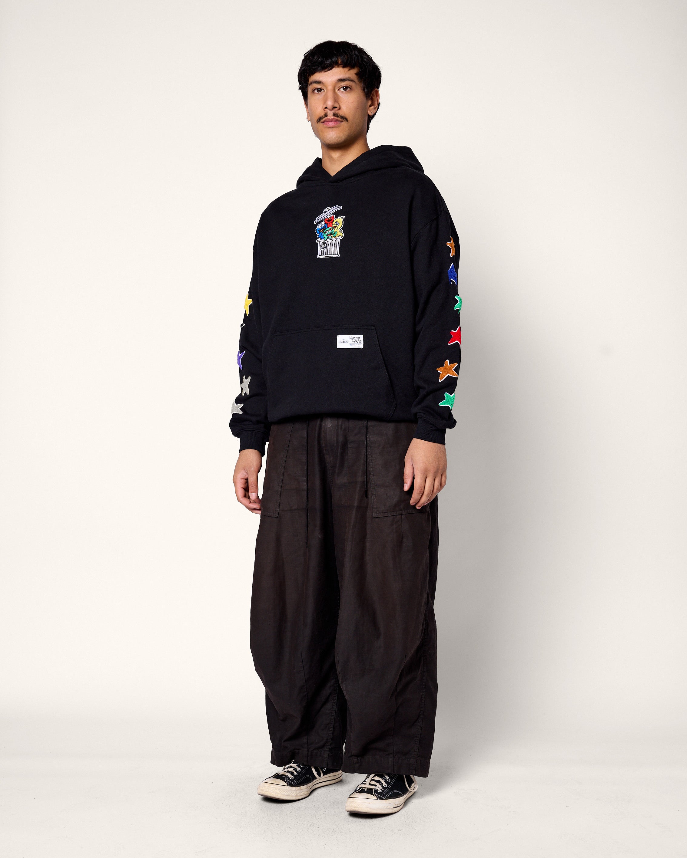 Tokyo Bin Party Black Hoodie
