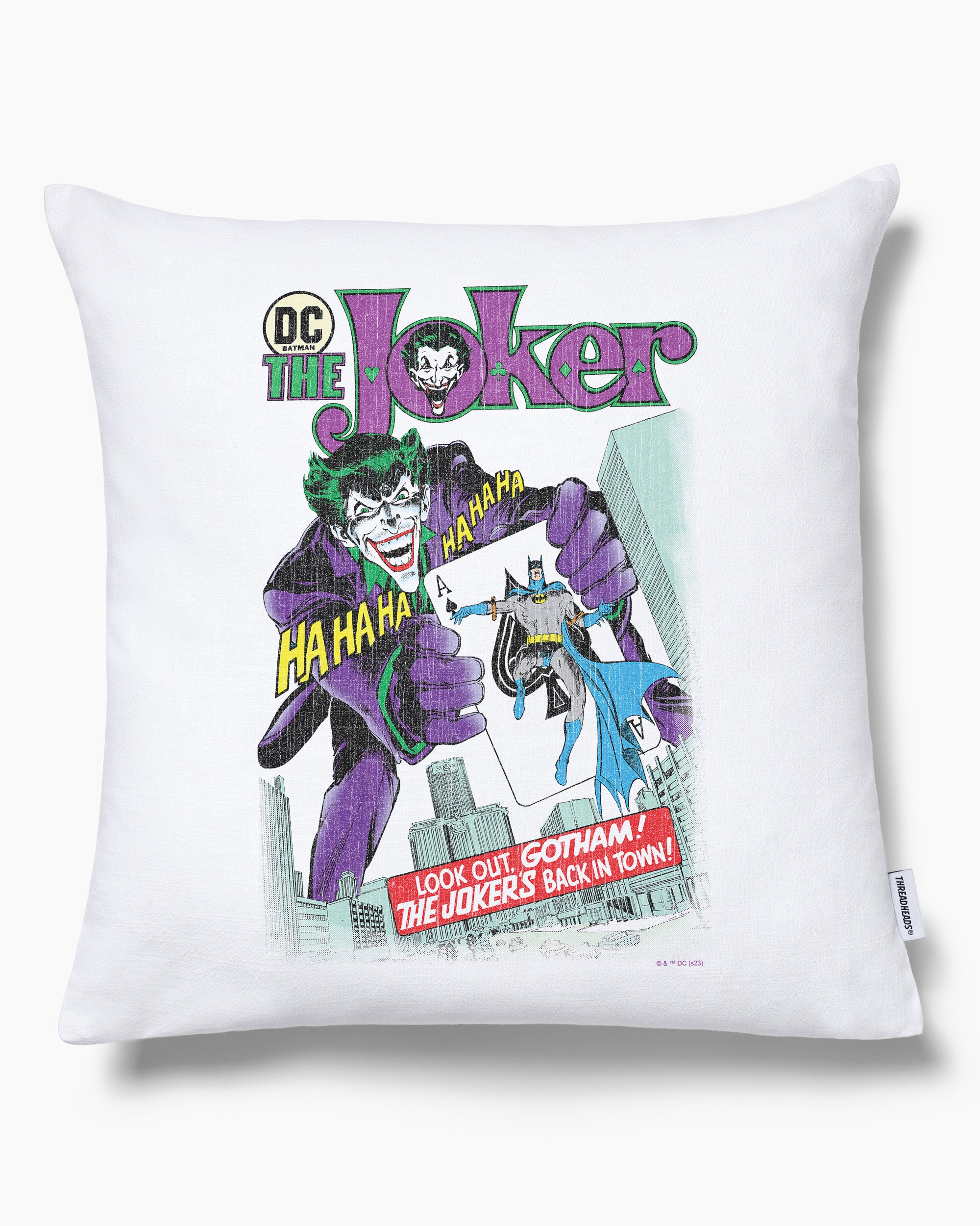 The Joker's Back In Town Cushion
