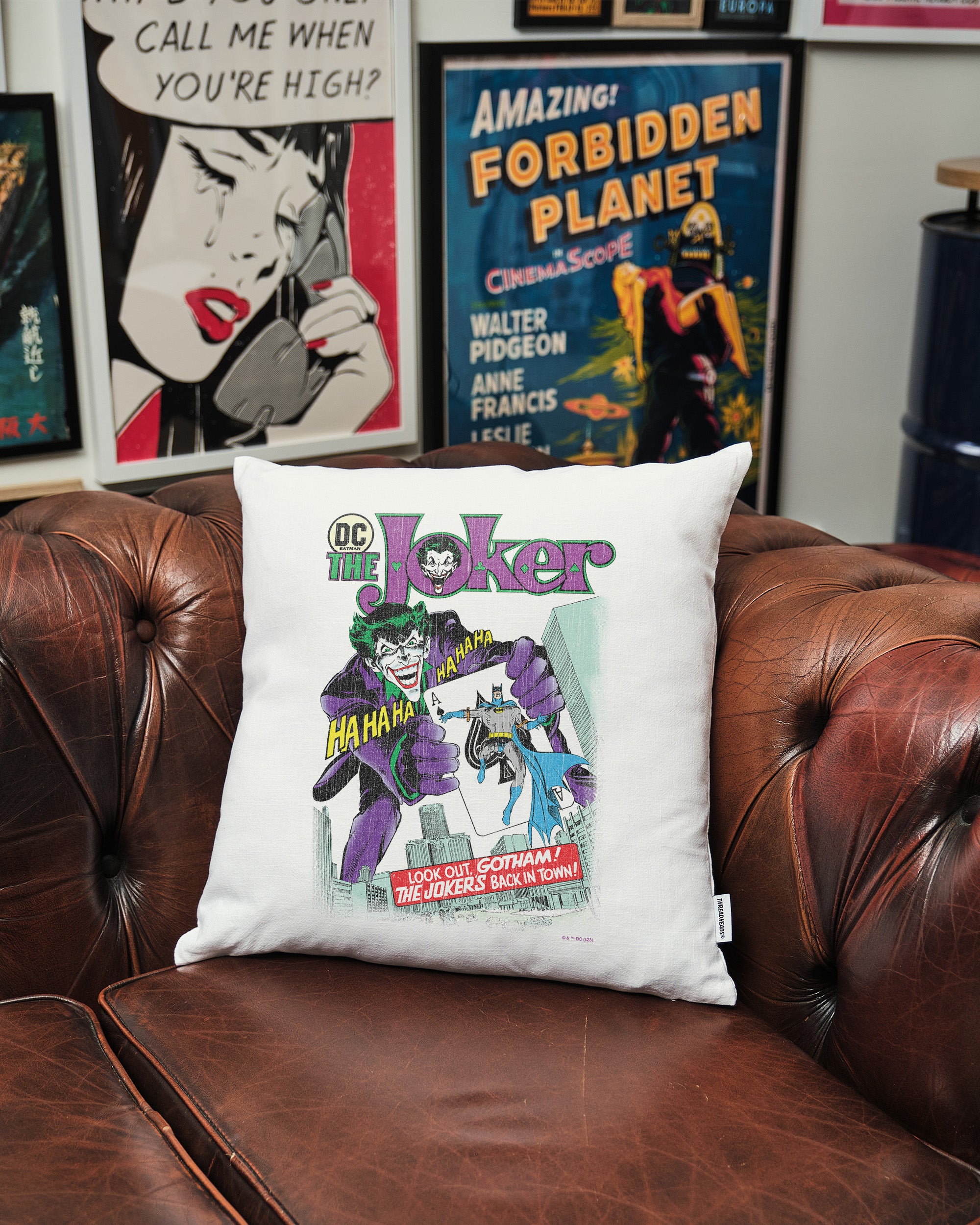 Jokers Back In Town Cushion