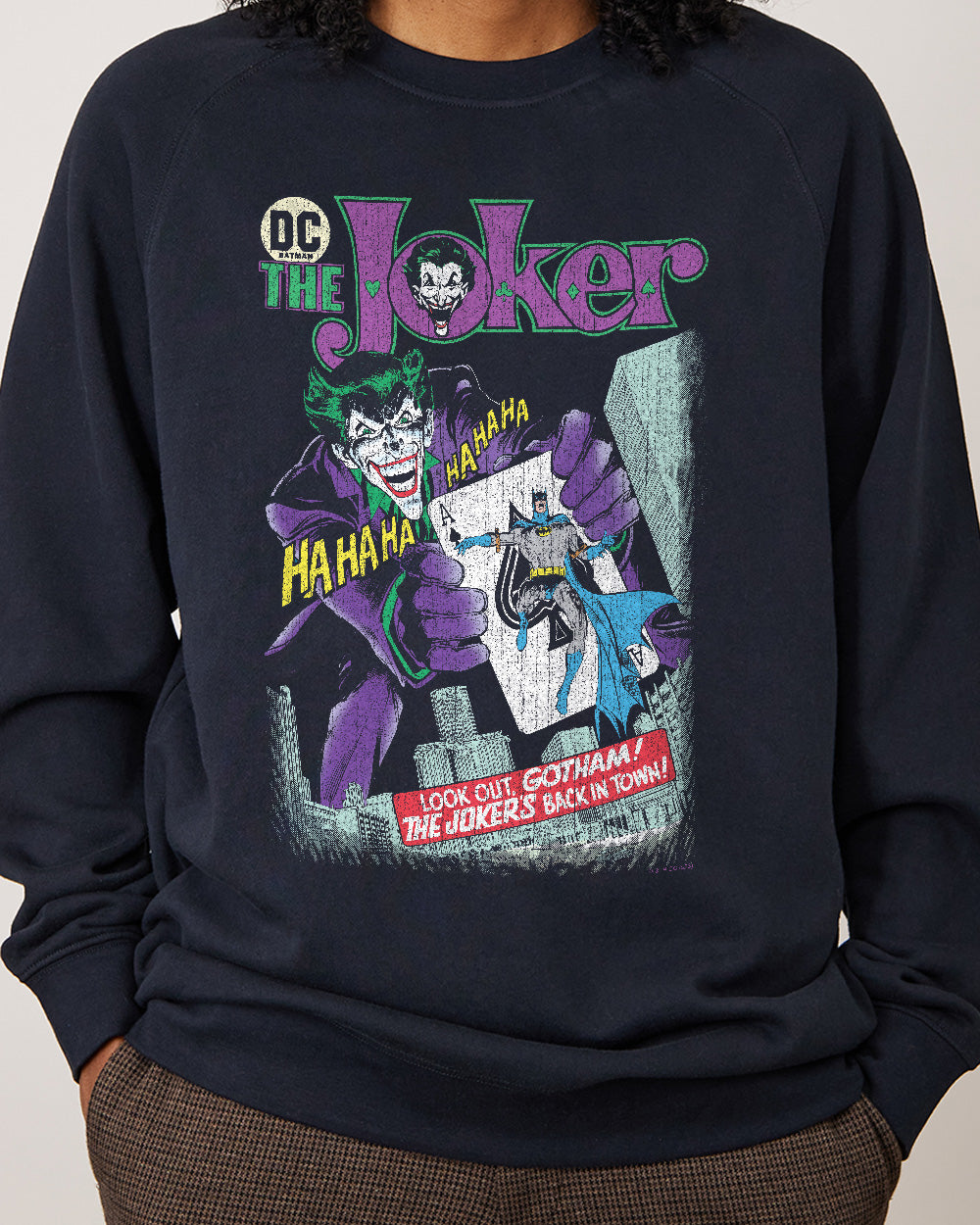 The Joker's Back In Town Jumper Australia Online #colour_navy