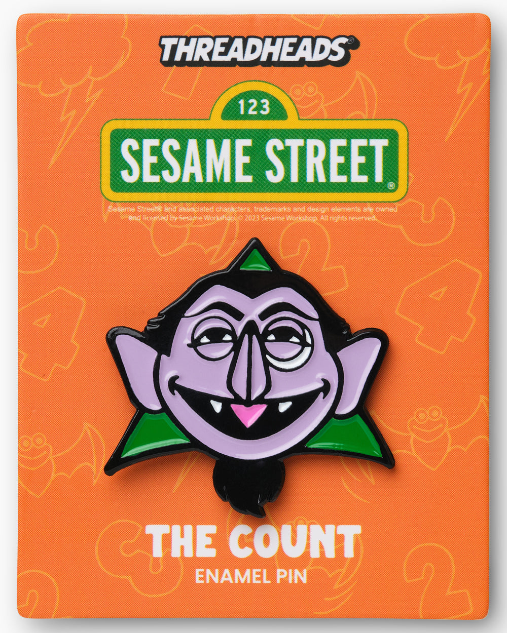 The Count Enamel Pin | Threadheads Exclusive