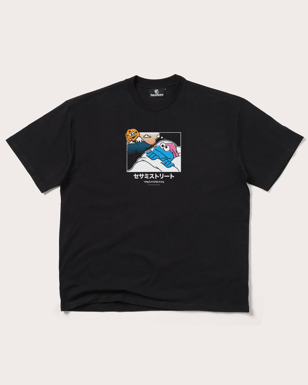 Cookie Monster Fuji Dreaming Oversized Tee | Official Sesame