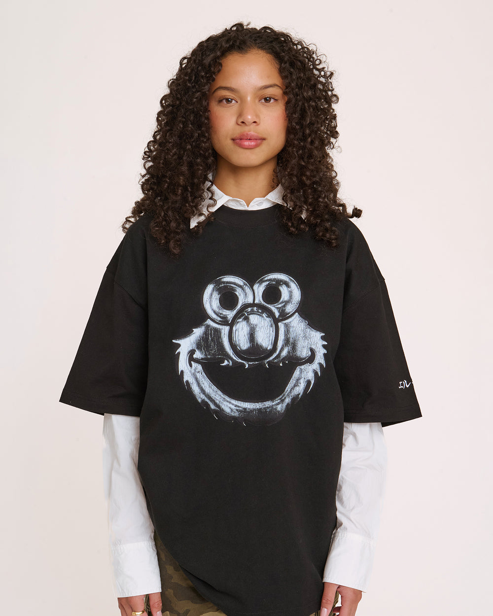 Elmo Chrome Oversized Tee | Official Sesame Street Merchandise