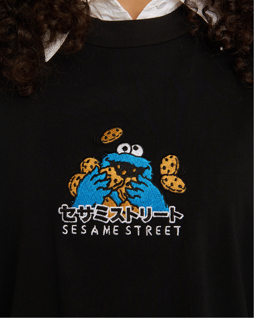 Tokyo Sweet Treat Cookie Monster Oversized Tee | Official Sesame