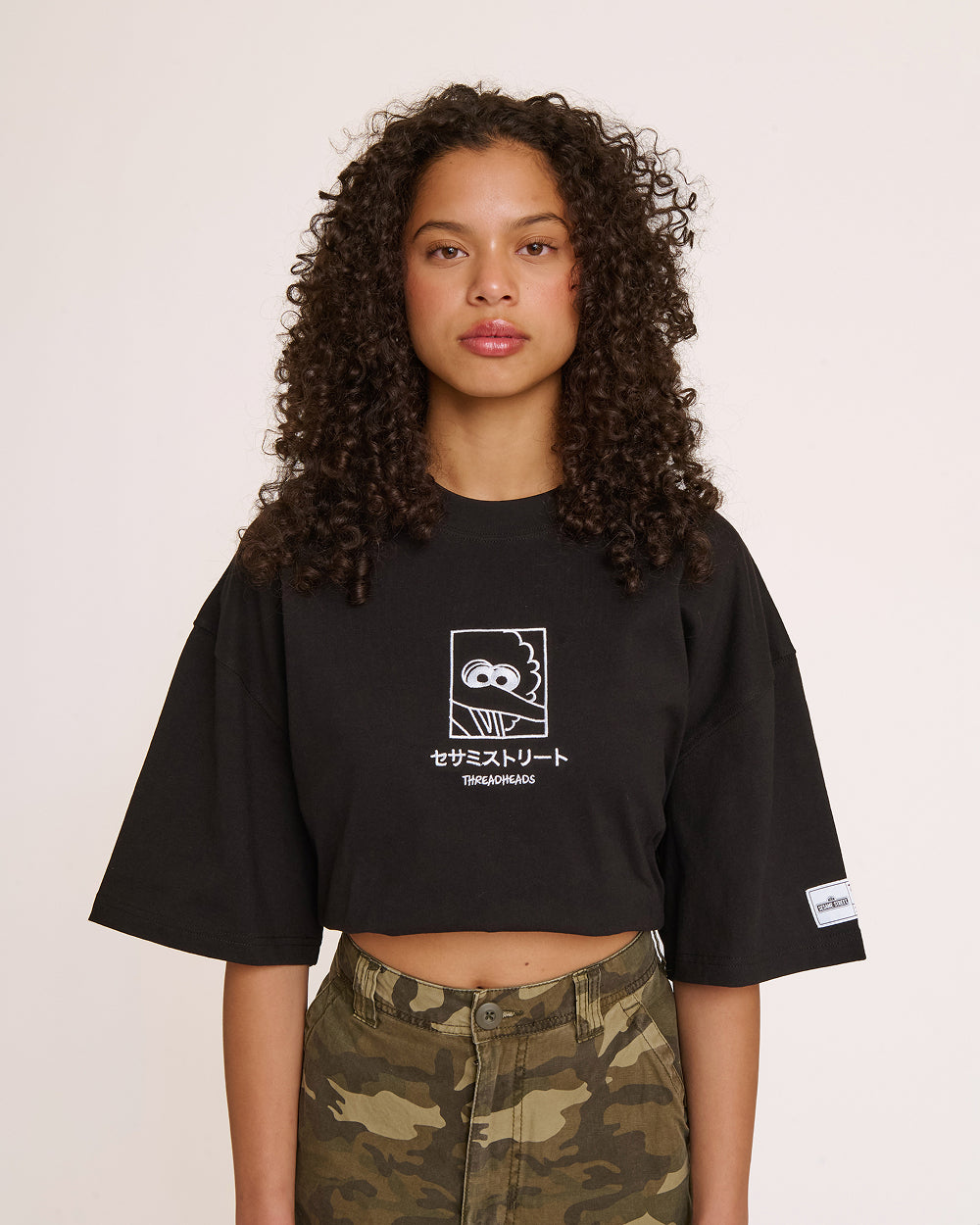 Minimal Japanese Big Bird Oversized Tee | Official Sesame Street