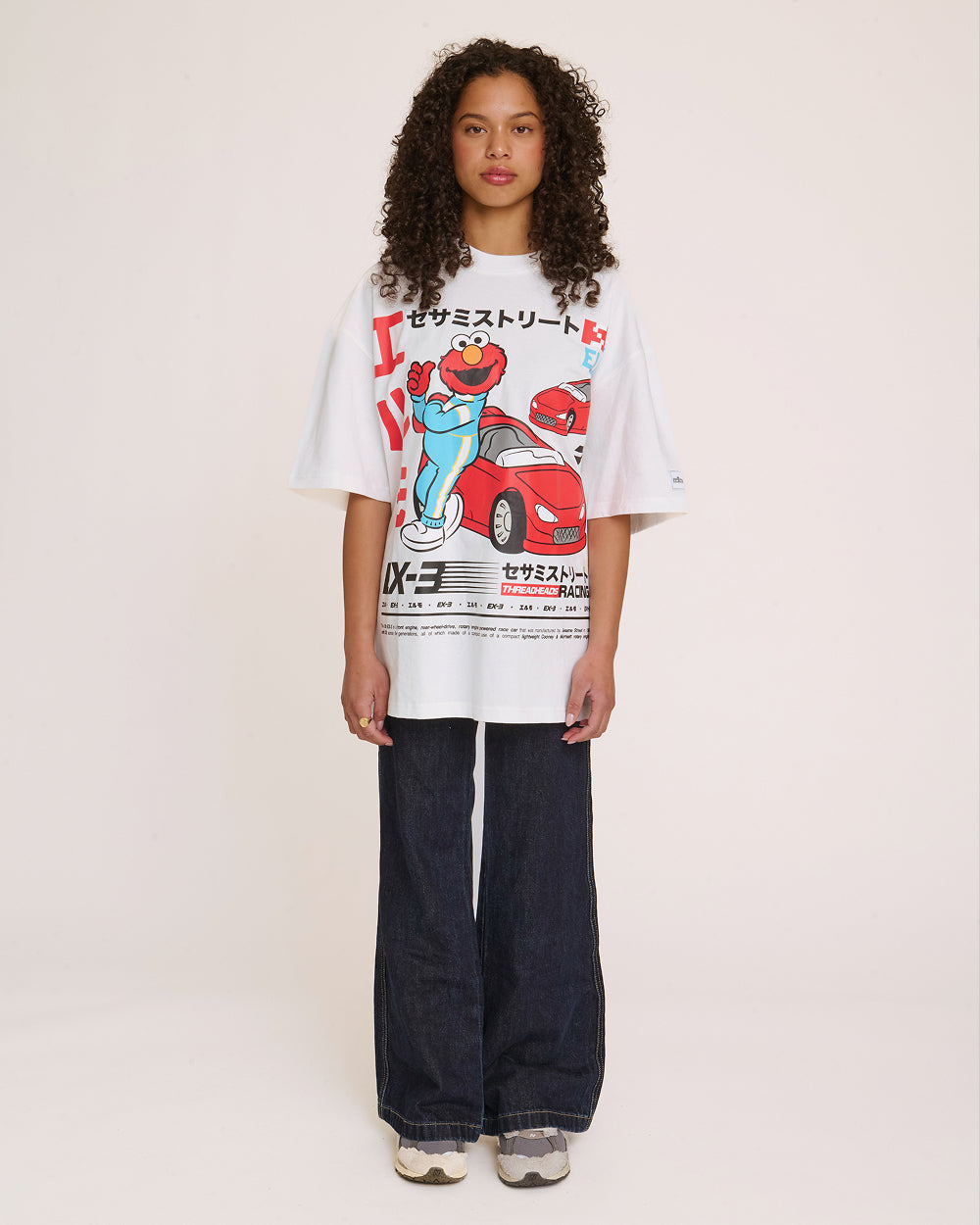 Elmo Tokyo Drift Oversized Tee | Official Sesame Street