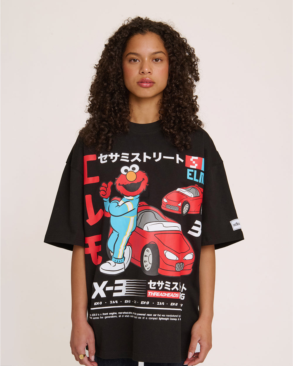 Elmo Tokyo Drift Oversized Tee | Official Sesame Street