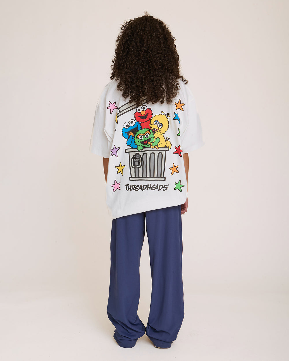 Tokyo Bin Party White Oversized Tee