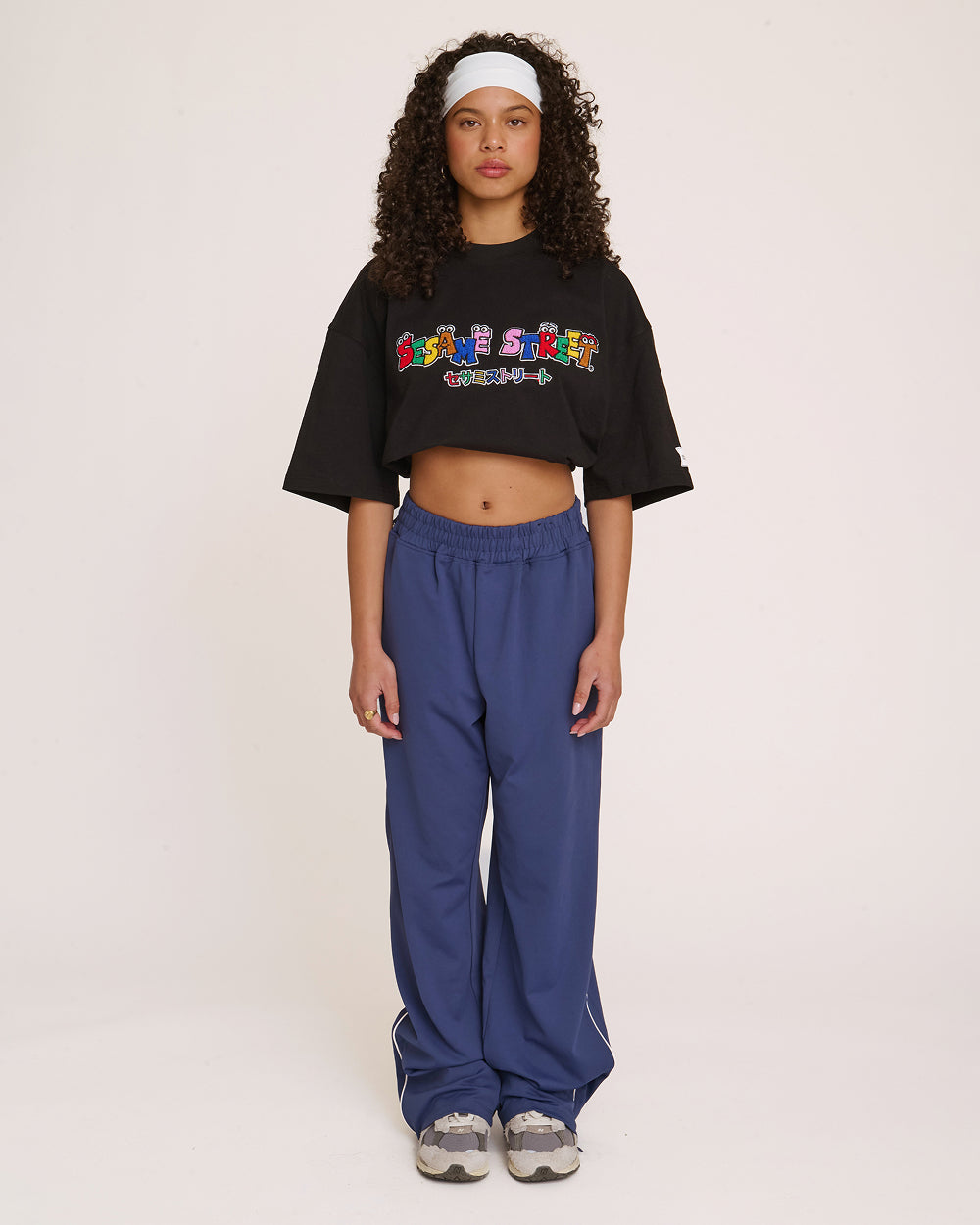 Tokyo Bin Party Black Oversized Tee