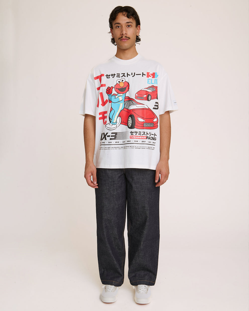 Elmo Tokyo Drift Oversized Tee | Official Sesame Street
