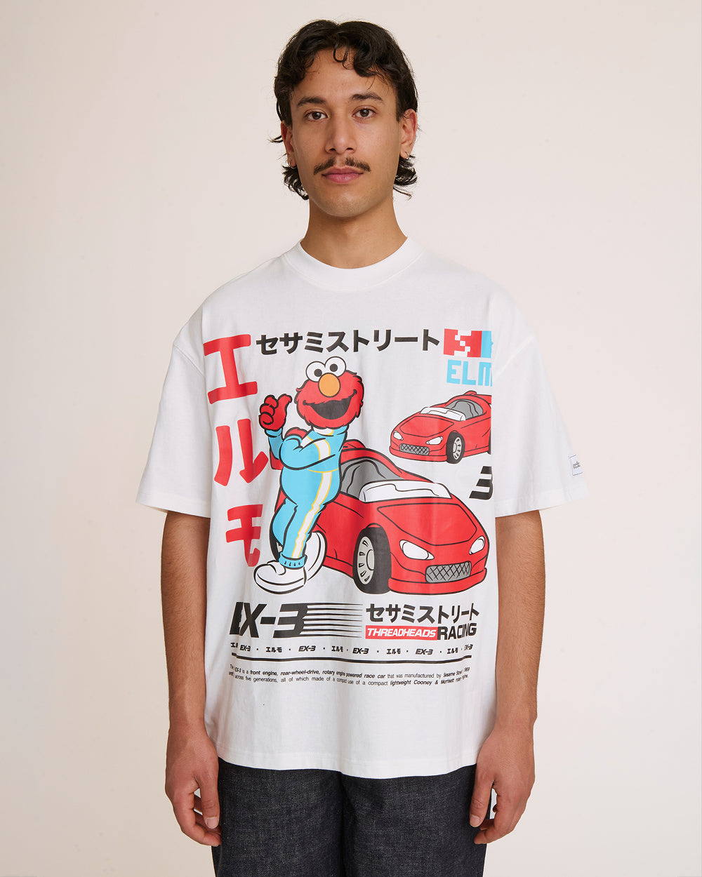 Elmo Tokyo Drift Oversized Tee | Official Sesame Street