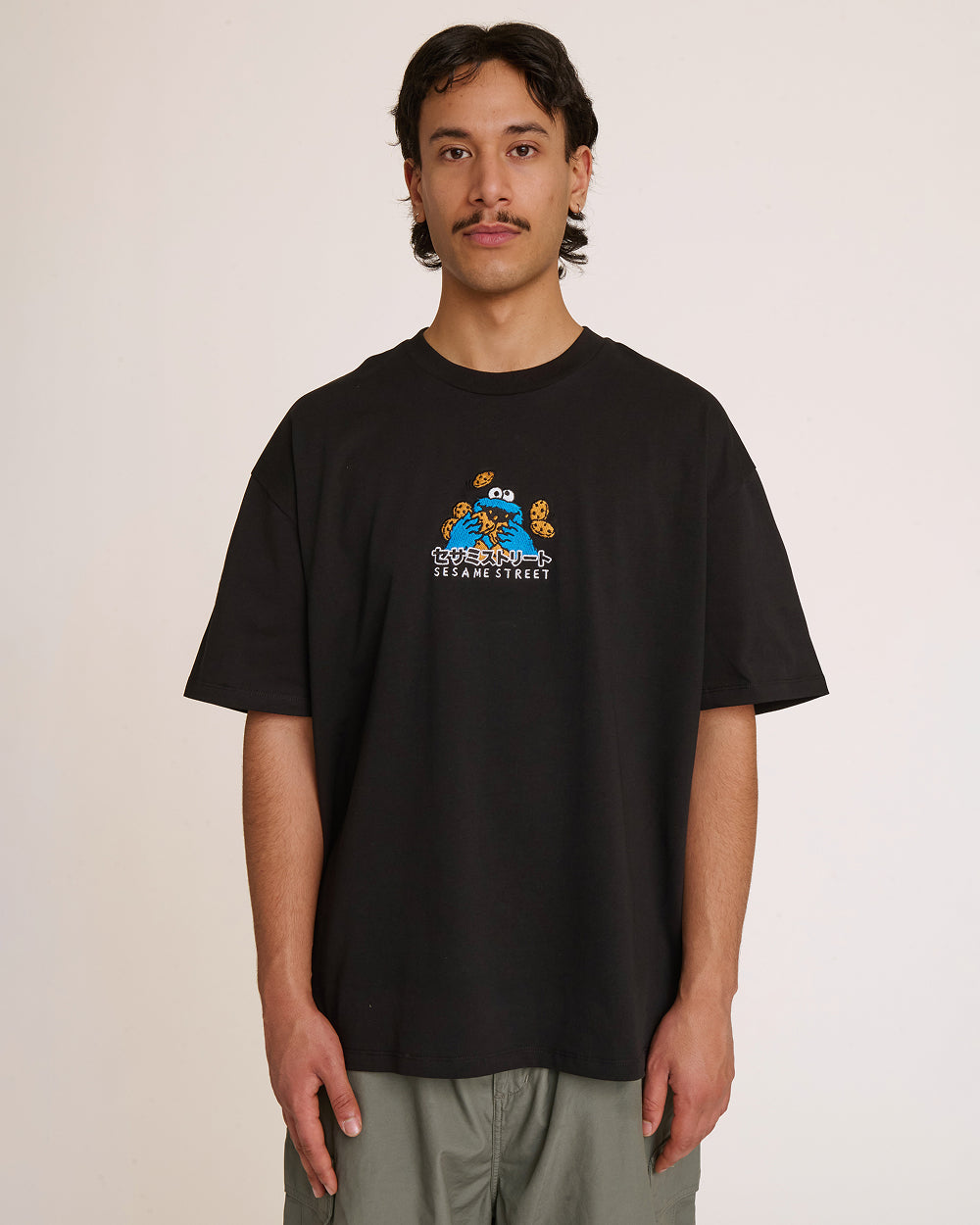 Tokyo Sweet Treat Cookie Monster Oversized Tee | Official Sesame