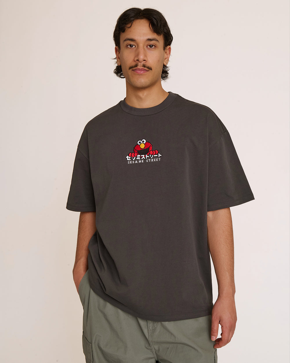 Elmo Red Riot Tokyo Oversized Tee | Official Sesame Street