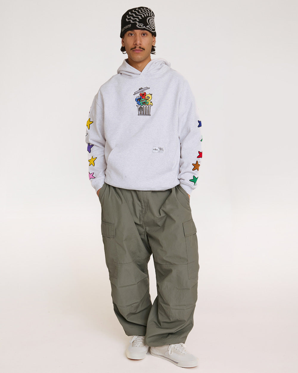 Tokyo Bin Party Grey Hoodie