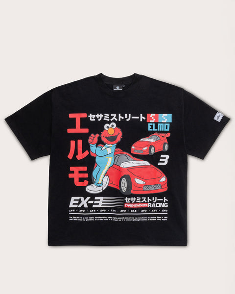 Elmo Tokyo Drift Oversized Tee | Official Sesame Street