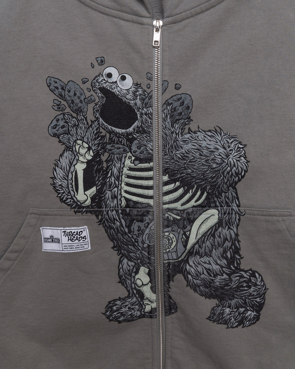 Japanese Cookie Monster Anatomy Hoodie