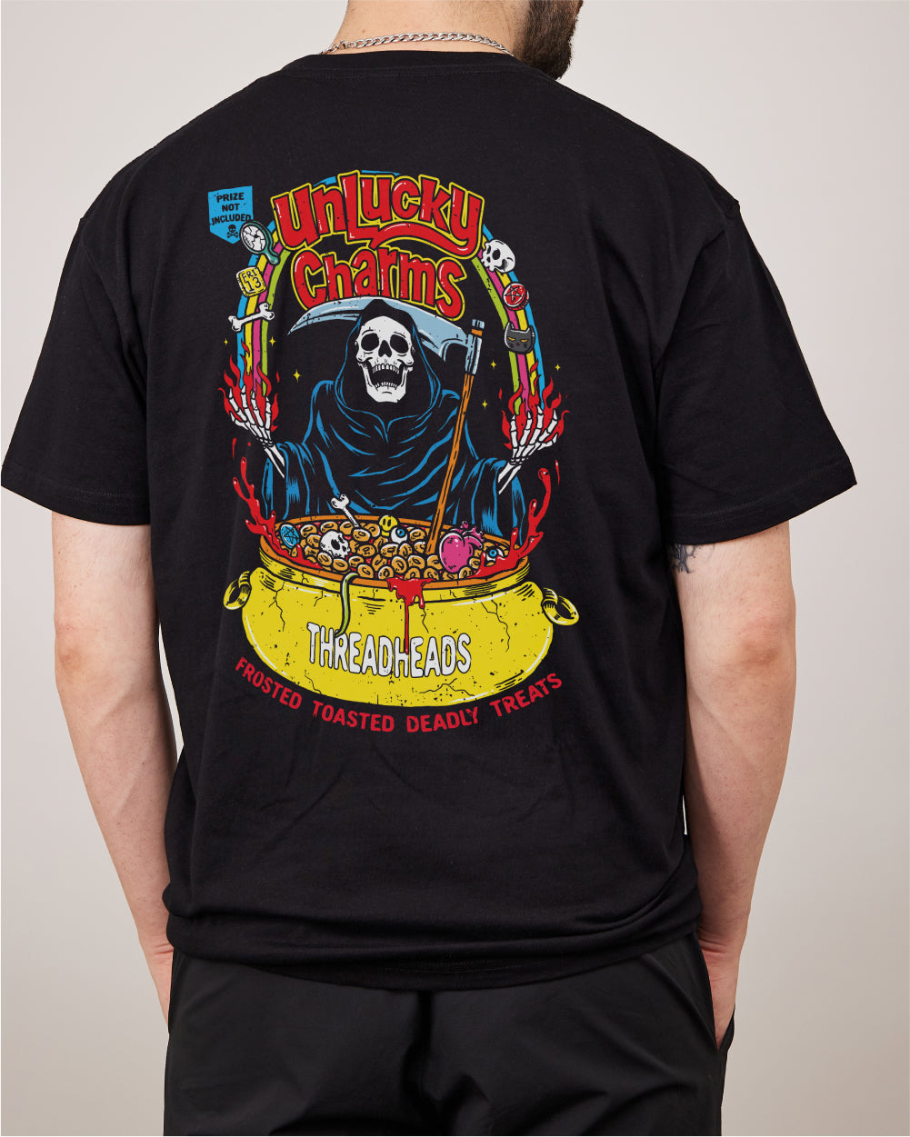 Unlucky Charms T-Shirt Australia Online #colour_black