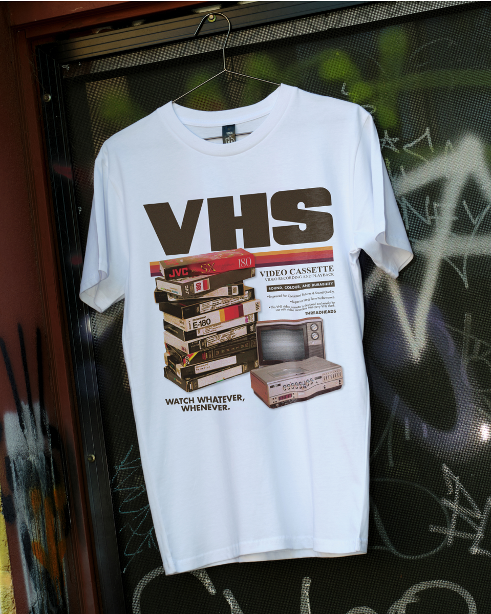 Vintage VHS Tapes T-Shirt | Retro T-Shirt UK