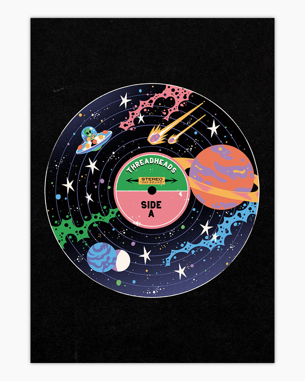 Vinyl Universe Art Print Australia Online