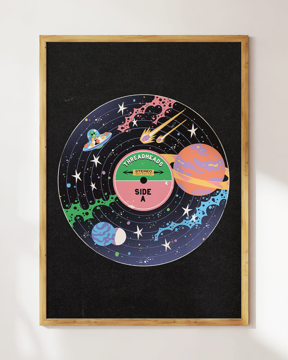 Vinyl Universe Art Print Australia Online