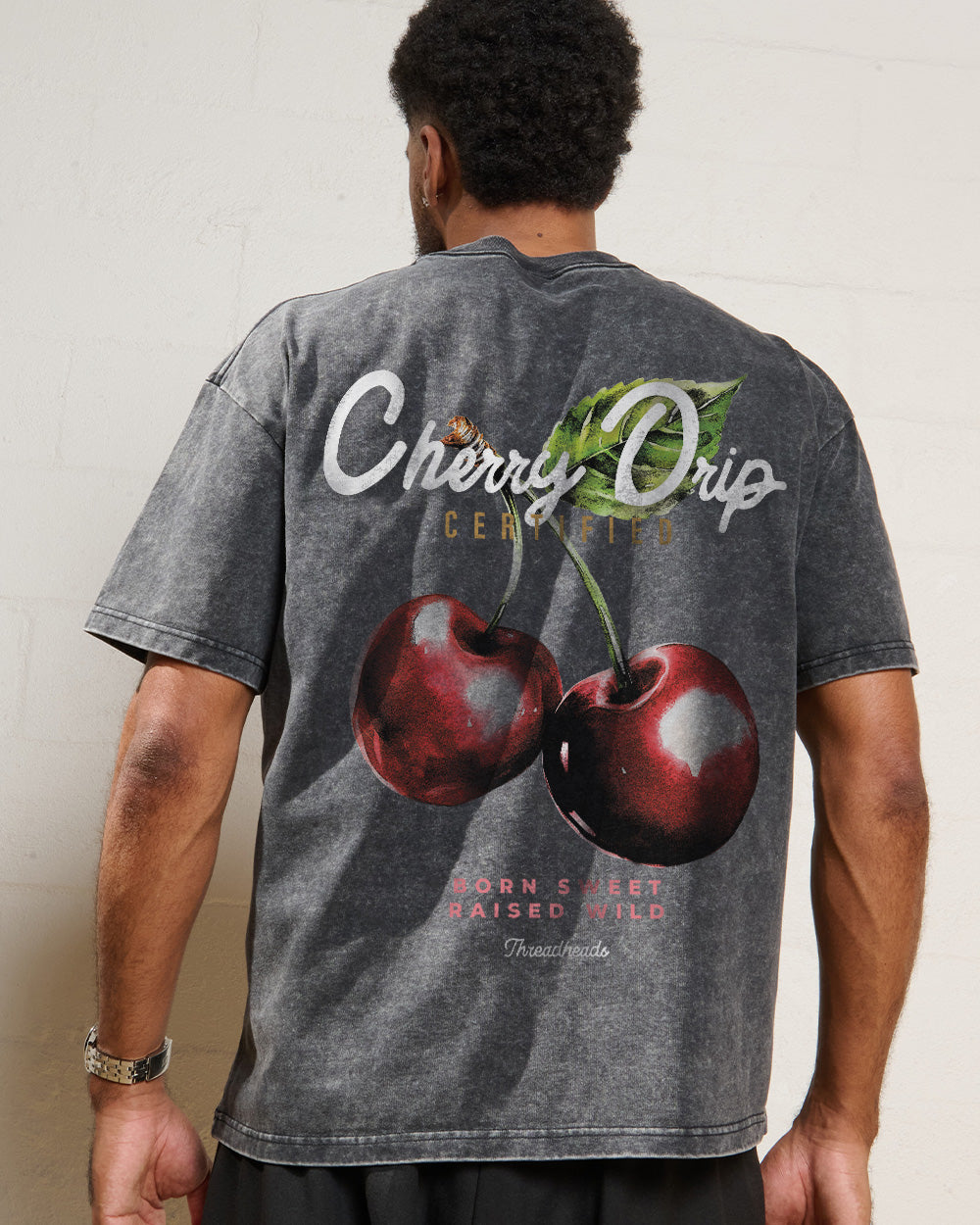 Cherry Drip Wash Tee Online Australia