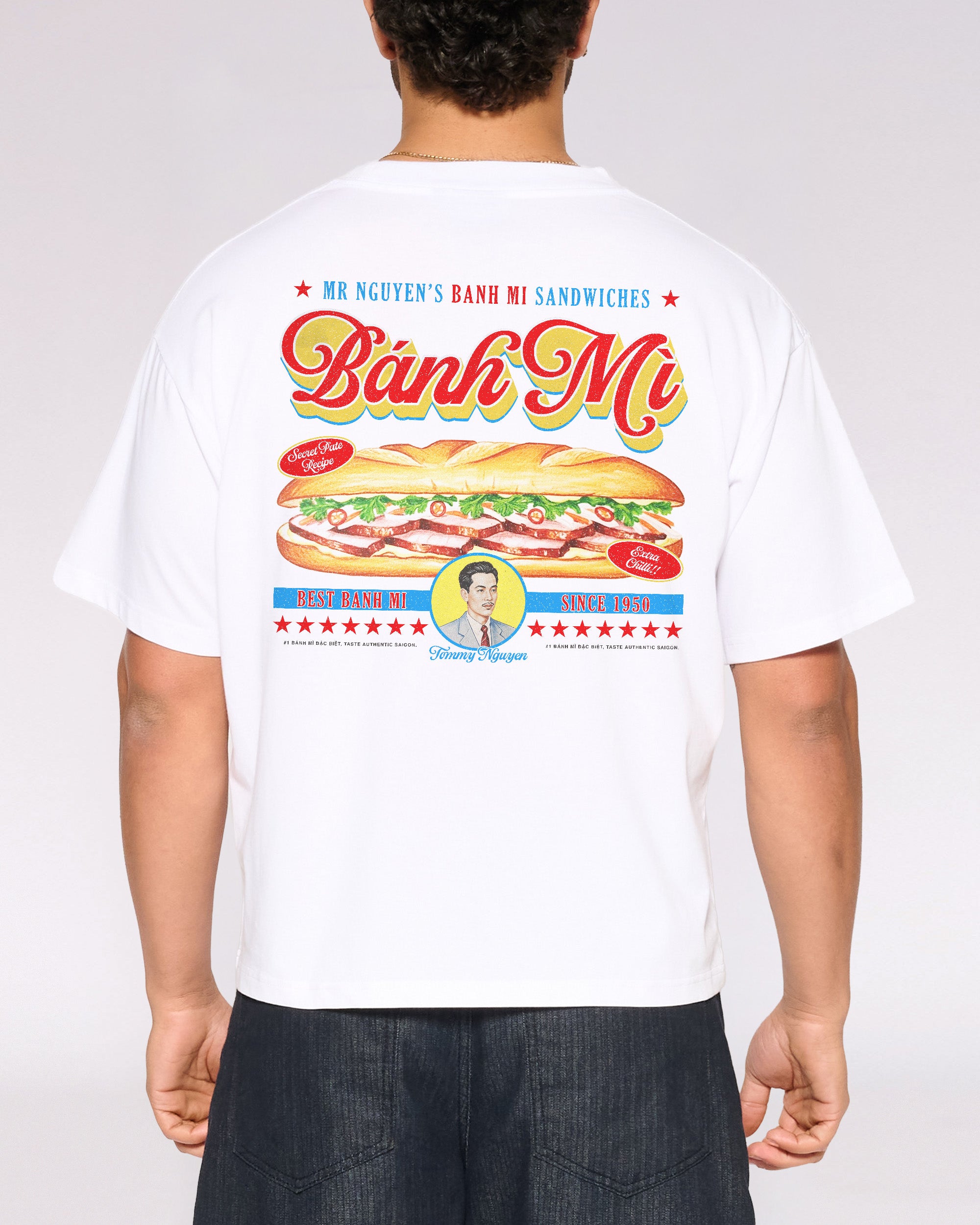Mr Nguyen's Banh Mi's Oversized Crop Tee