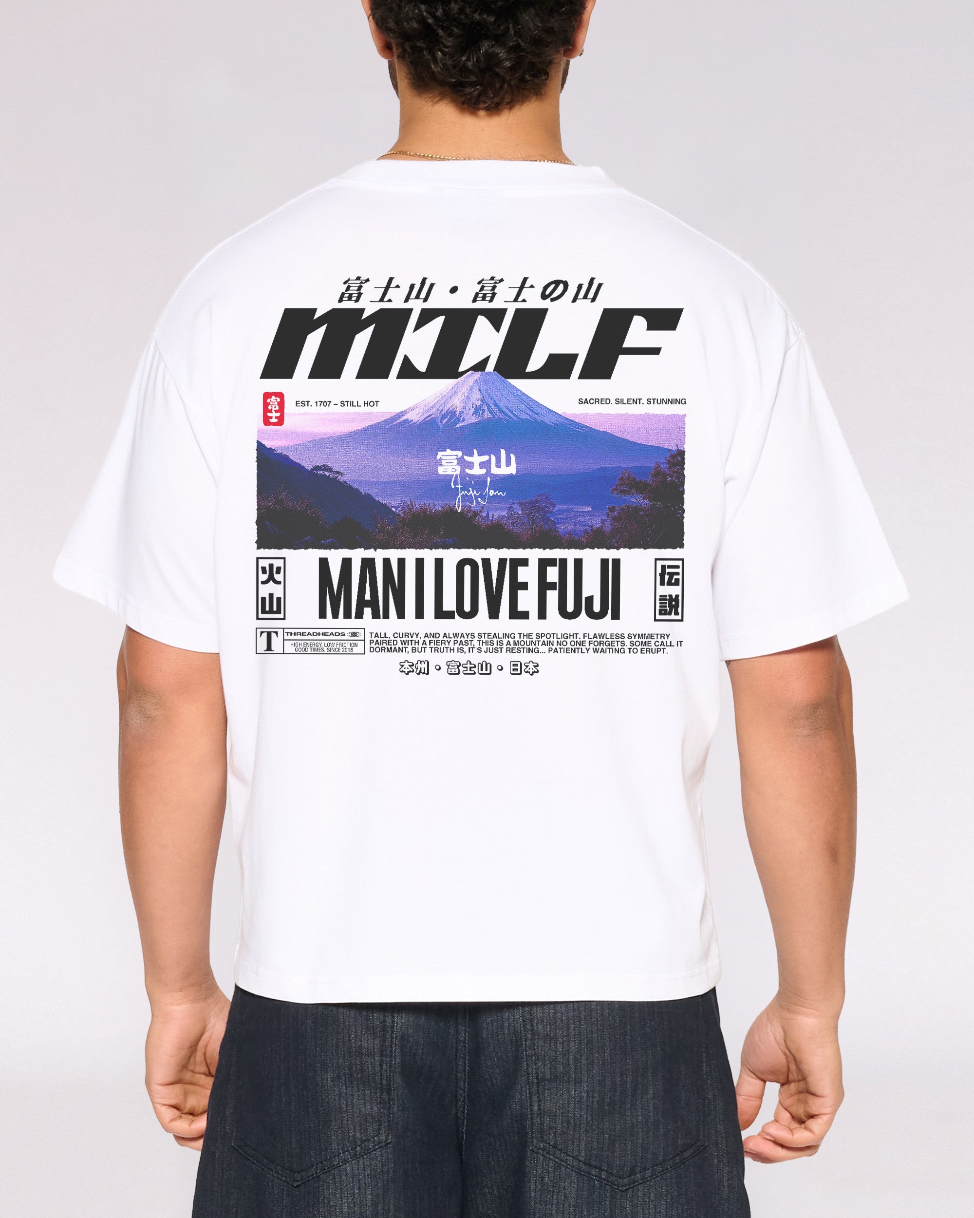 MILF Fuji Oversized Crop Tee