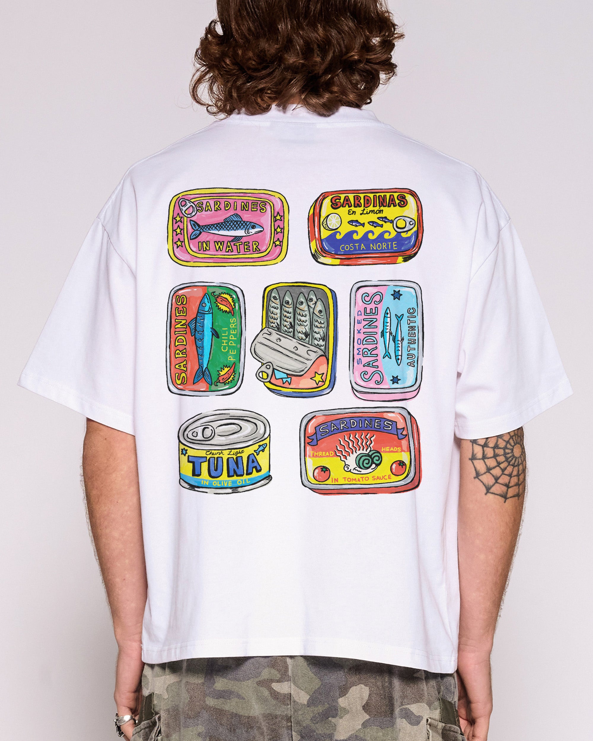 Canned Goods Oversized Crop Tee