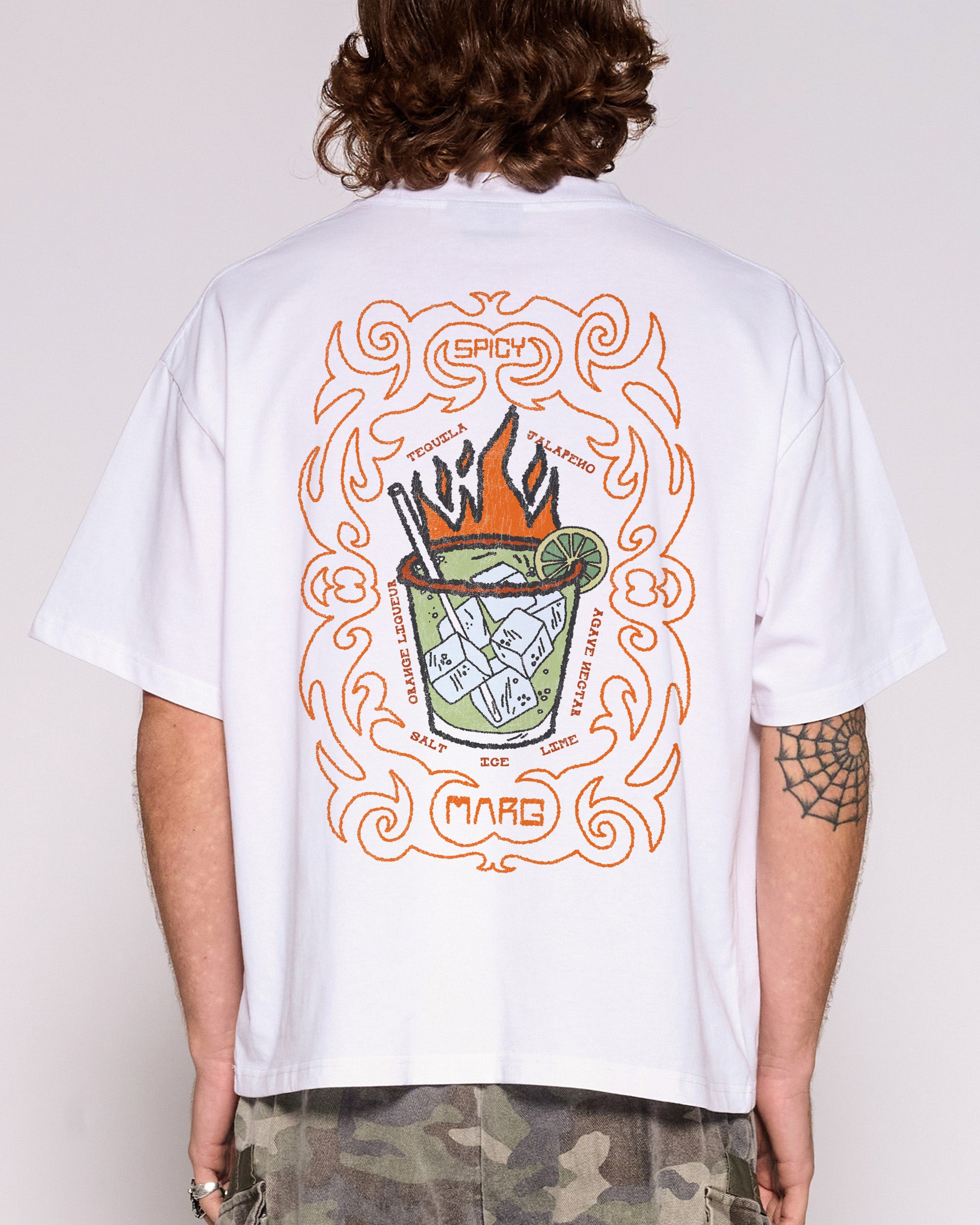 Spicy Marg Oversized Crop Tee