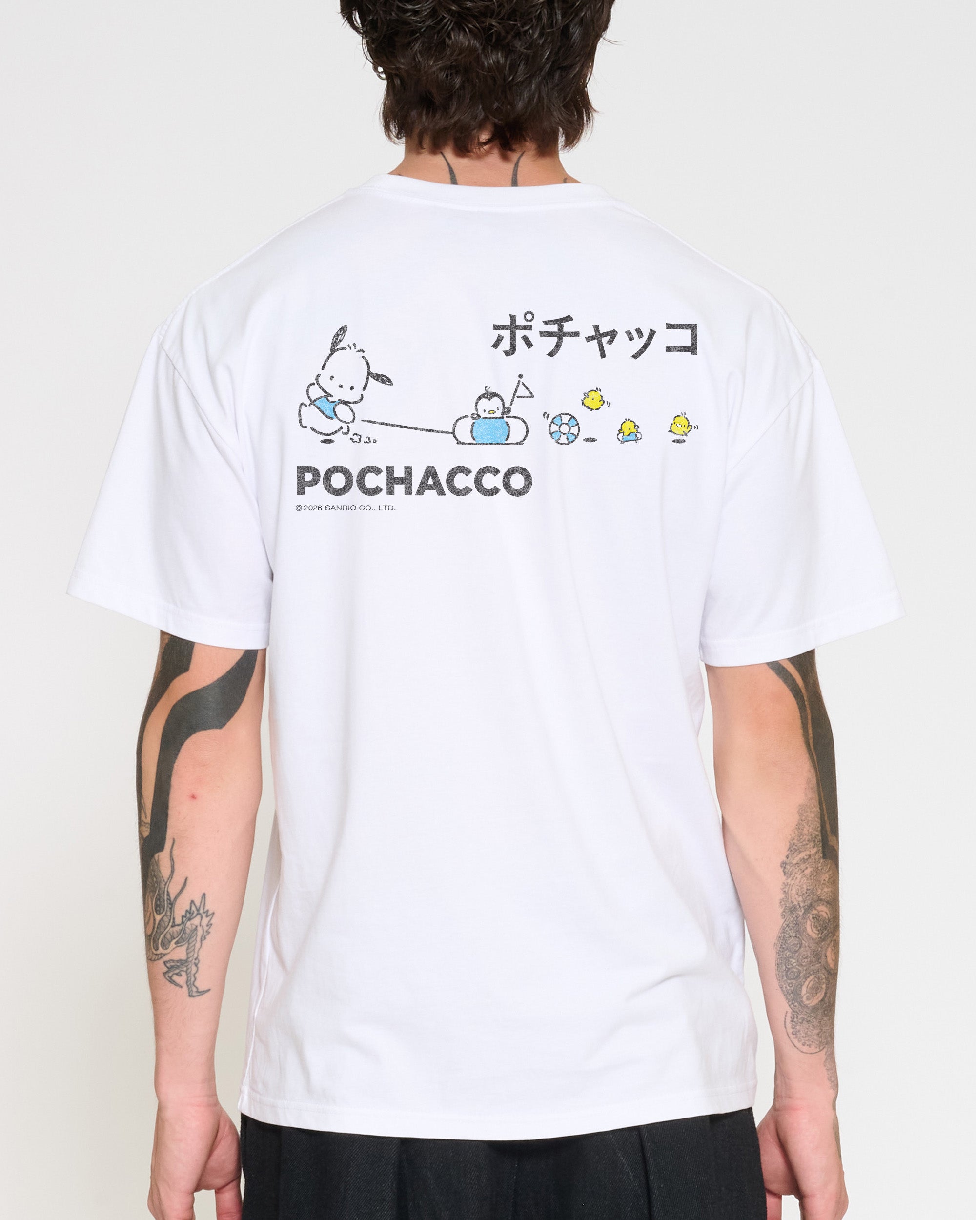 Pochacco Summer Stroll T-Shirt Official Hello Kitty and Friends collab Threadheads