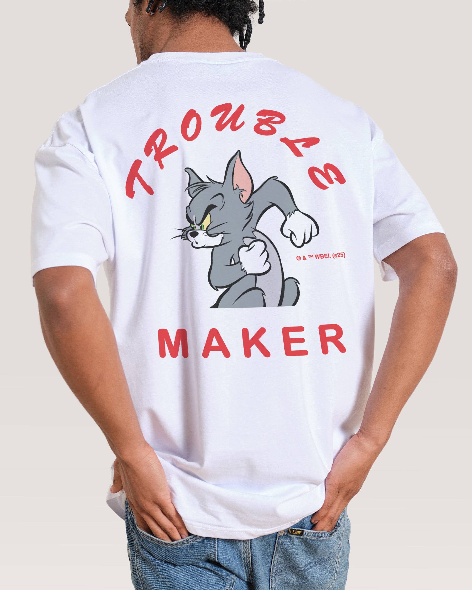 Troublesome Tom White T-Shirt