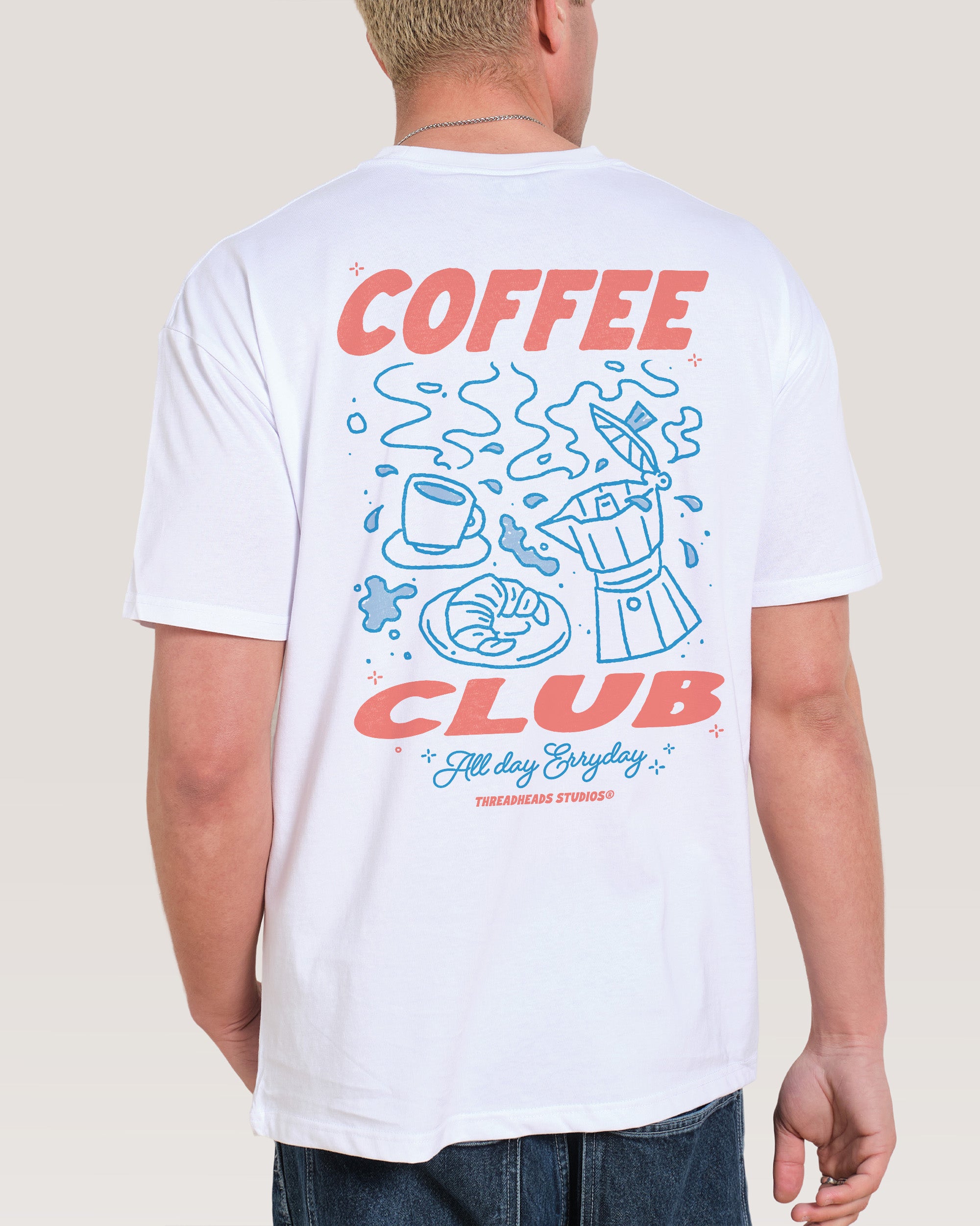 Coffee Club White T-Shirt