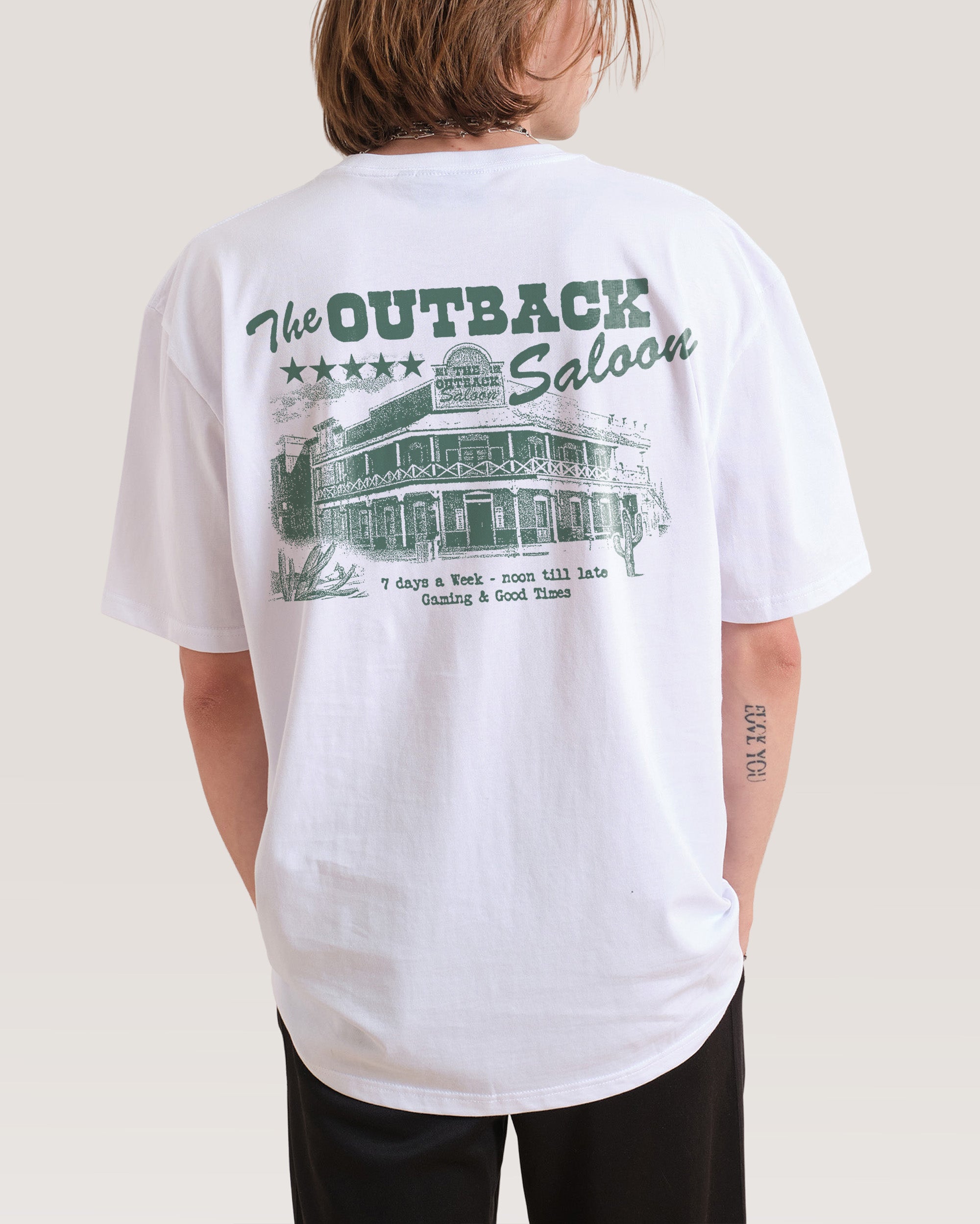 Outback Saloon T-Shirt Australia Threadheads Online