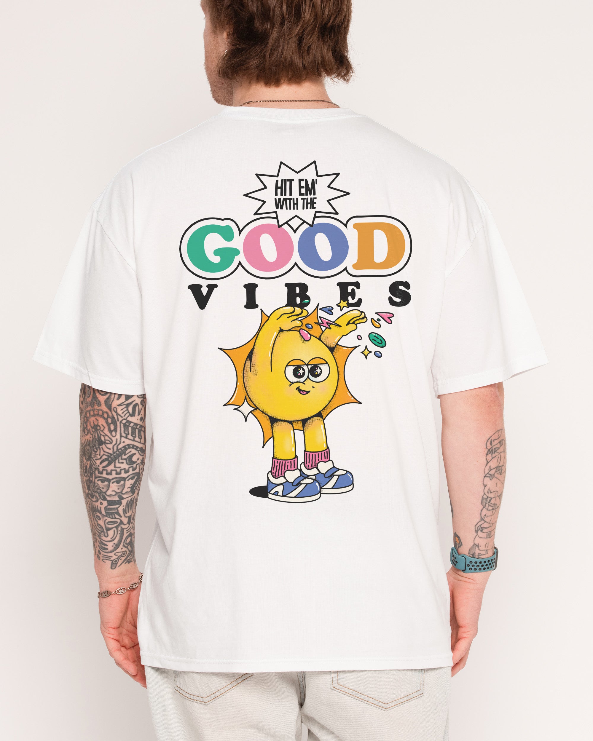Hit Em' With The Good Vibes T-Shirt | Threadheads USA