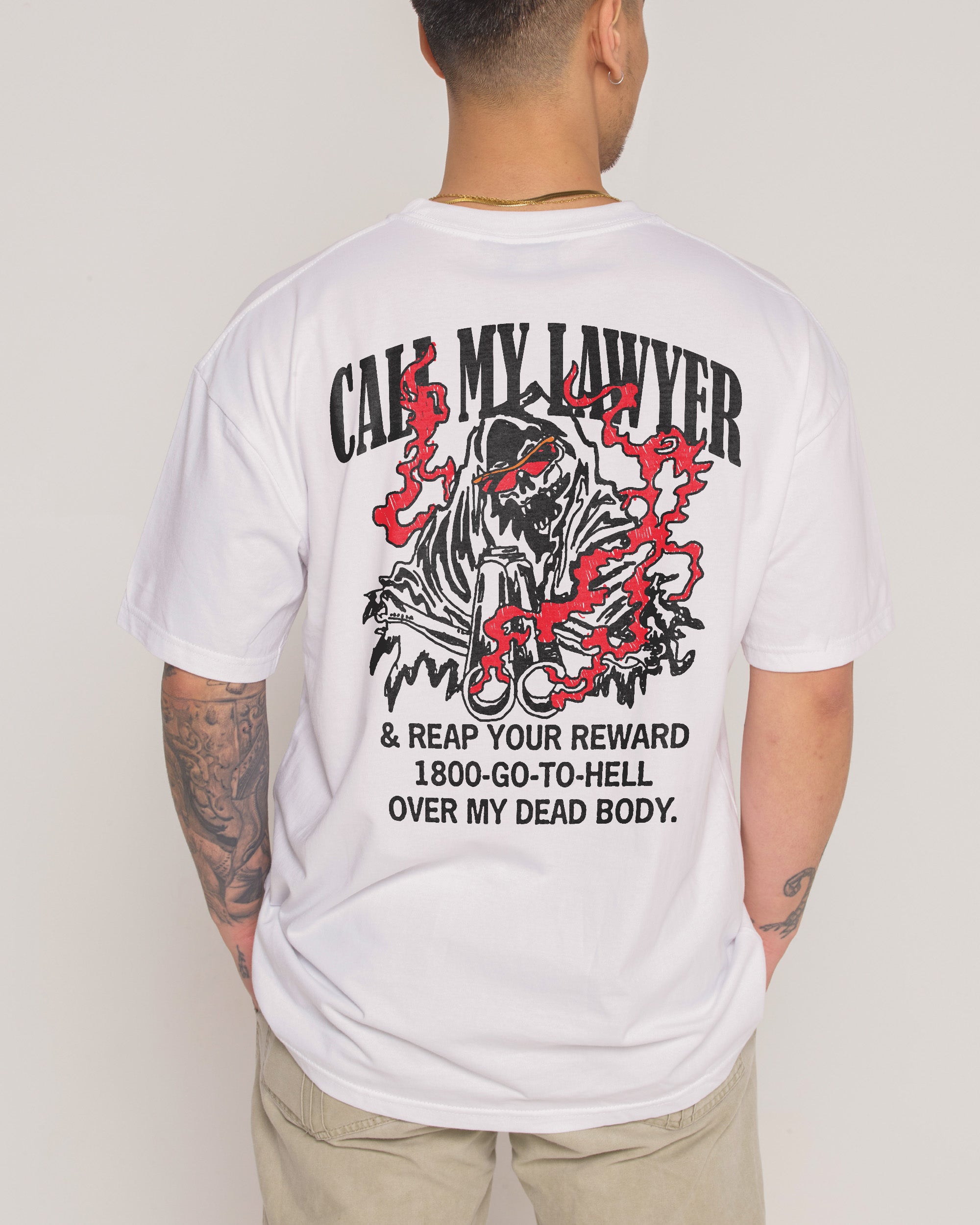 Call my Lawyer Reaper Edition T-Shirt Australia Threadheads Online