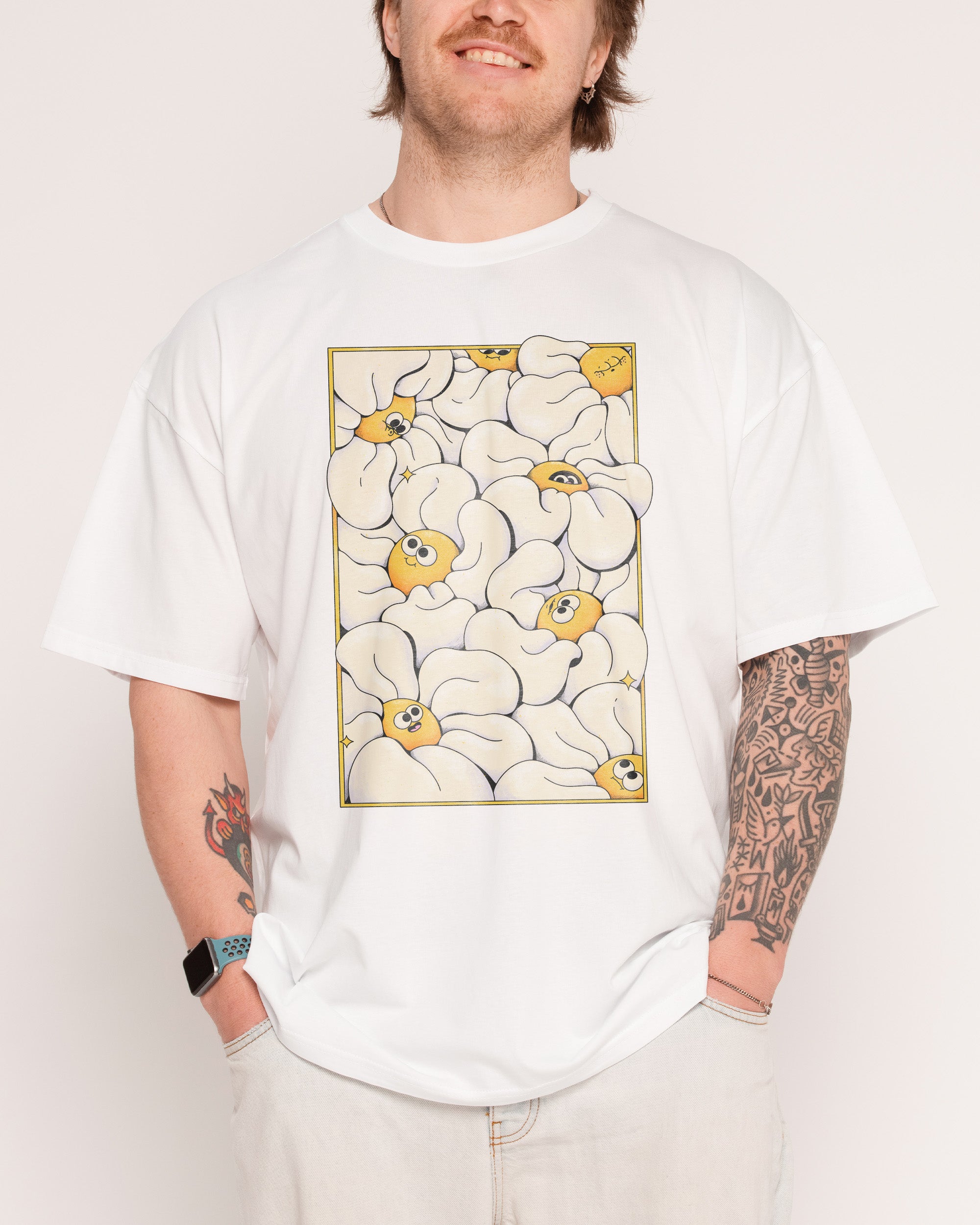 Among the Daisies White T-Shirt