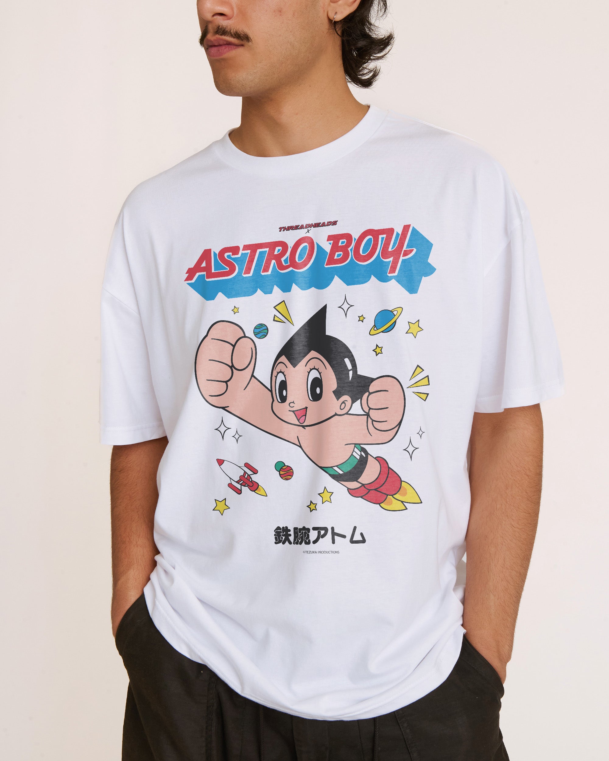 kaiji アストロボーイ astro boy Tシャツ ホワイト Astro Boy Classic T-Shirt | Official Astro Boy Merch