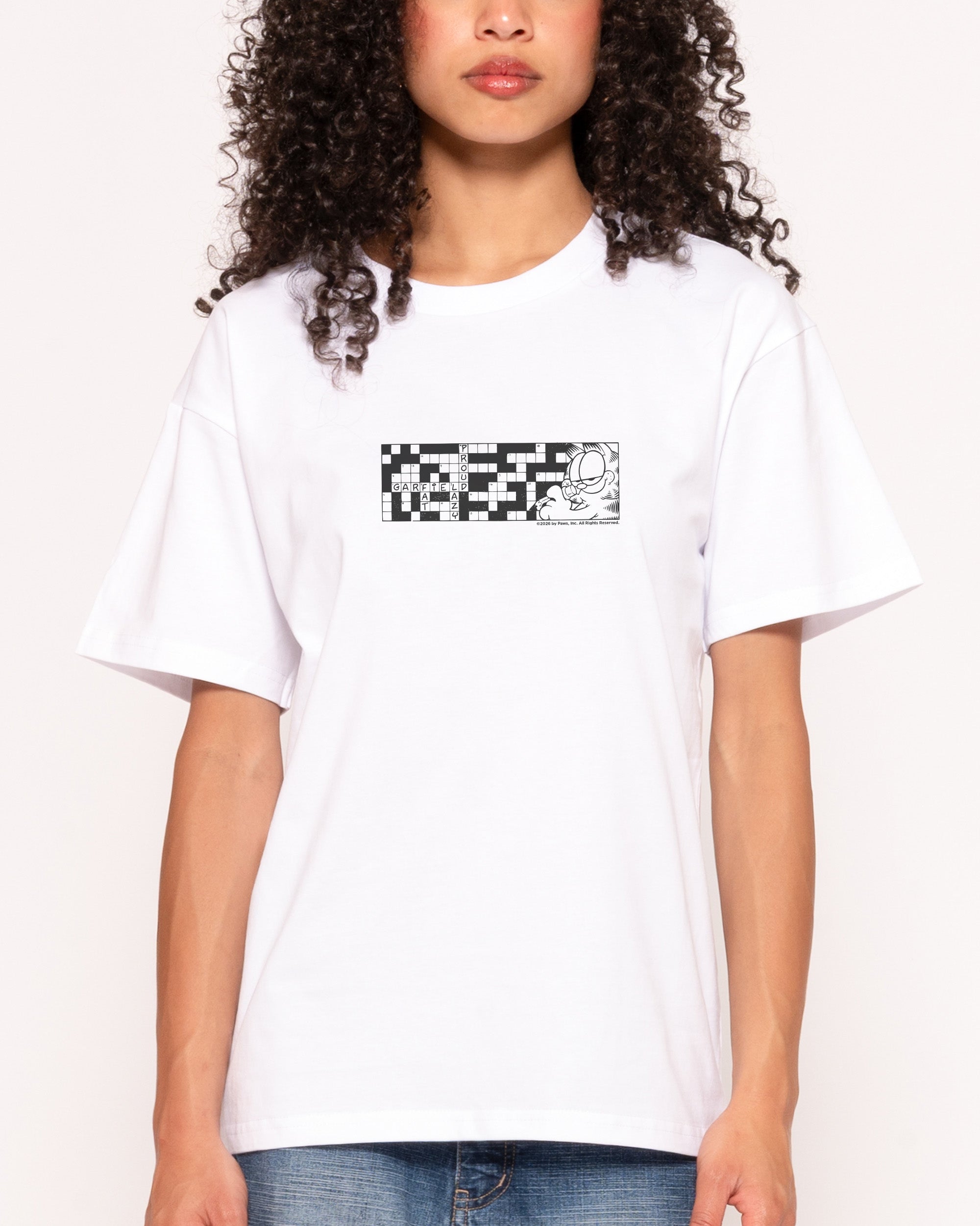 Cross Cat White T-Shirt