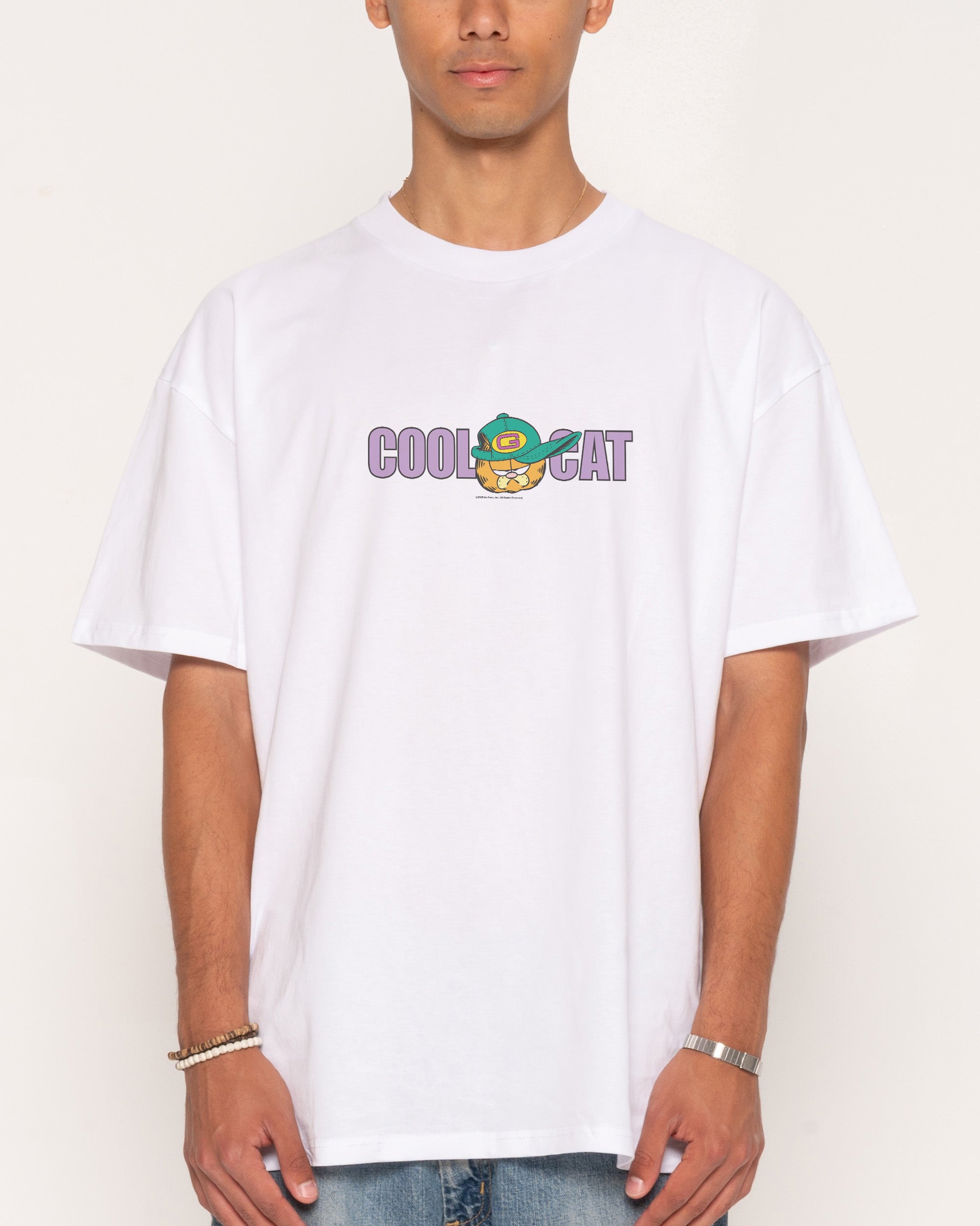 Cool Cat White T-Shirt