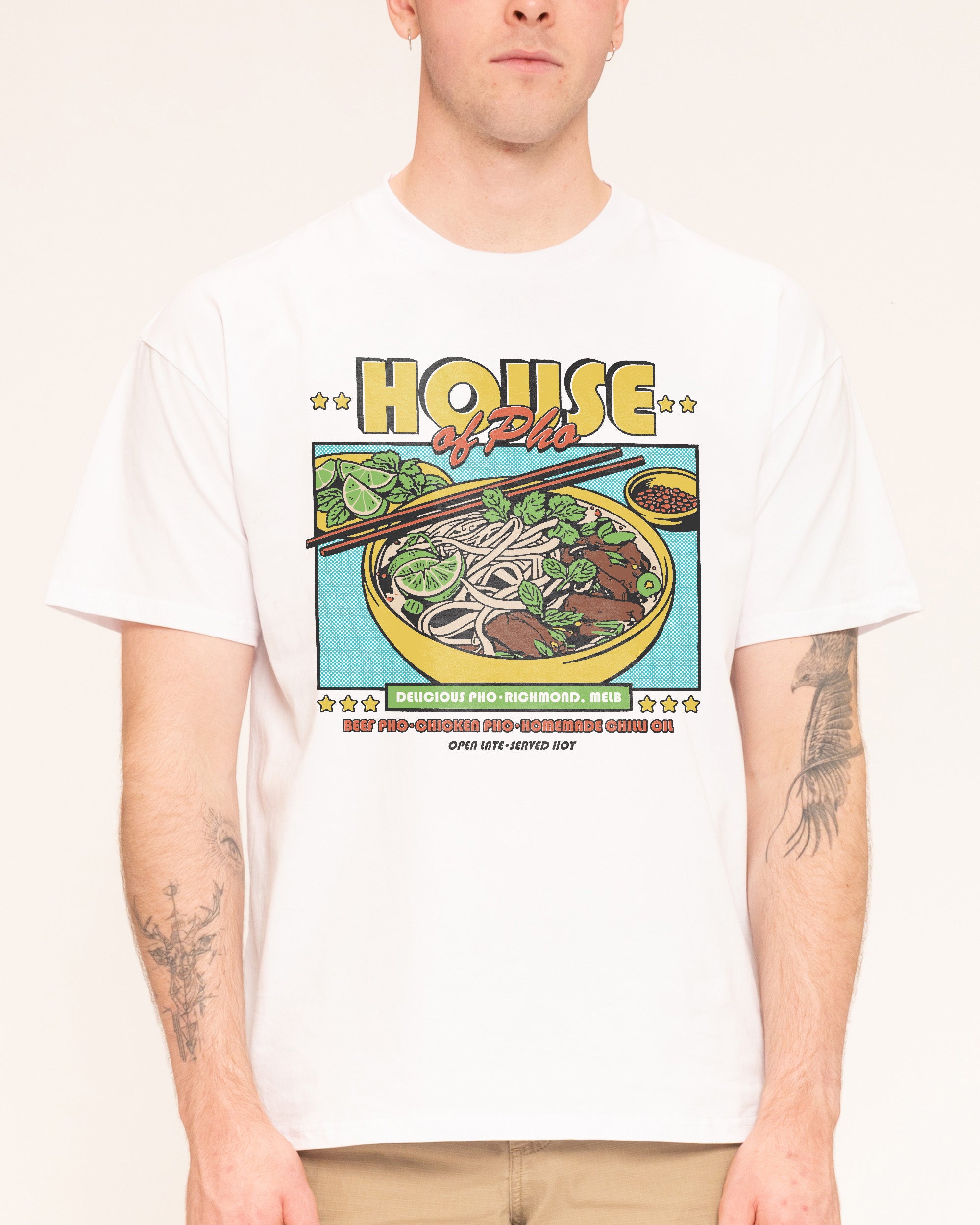 House of Pho White T-Shirt