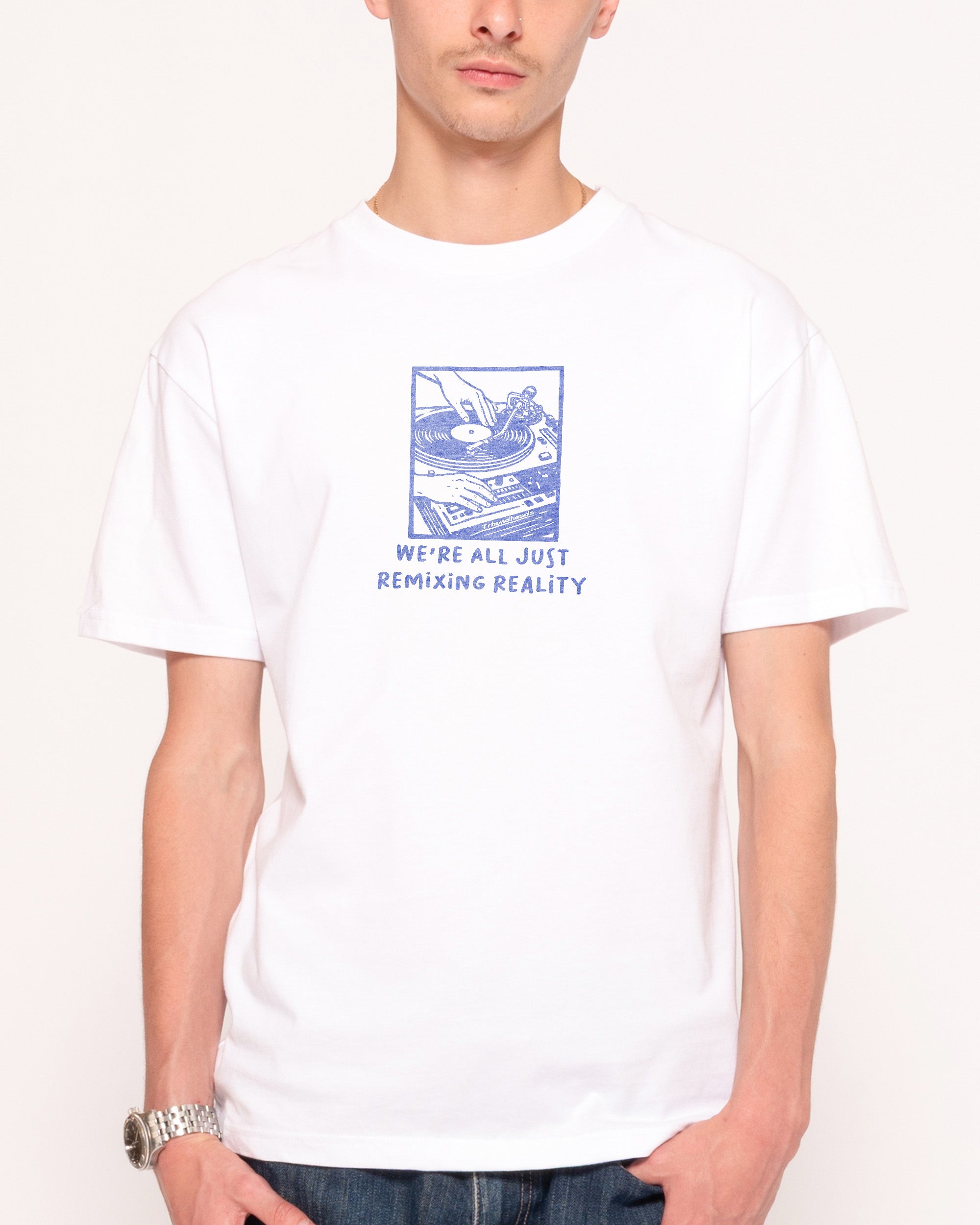 Remixing Reality White T-Shirt